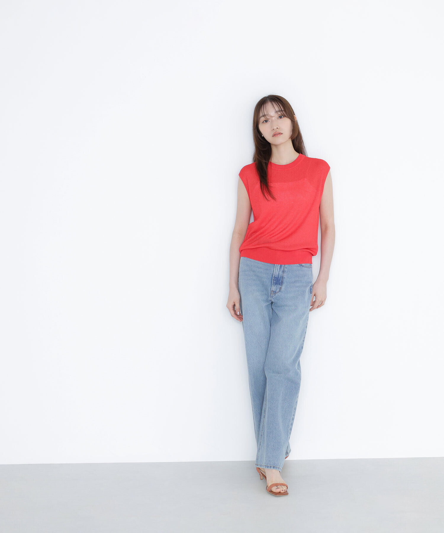  「シアーリブニット」|ニット・セーター|