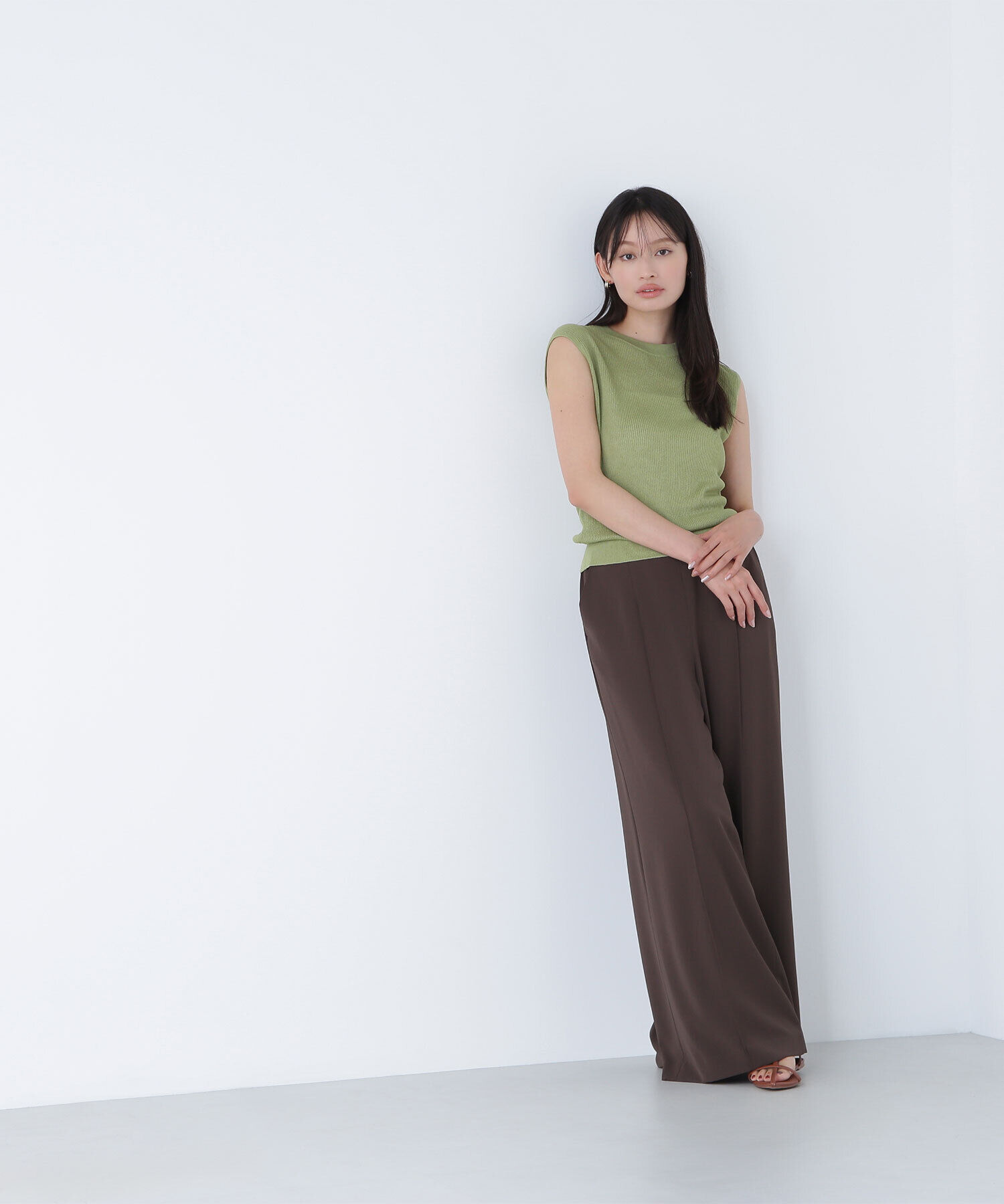  「シアーリブニット」|ニット・セーター|