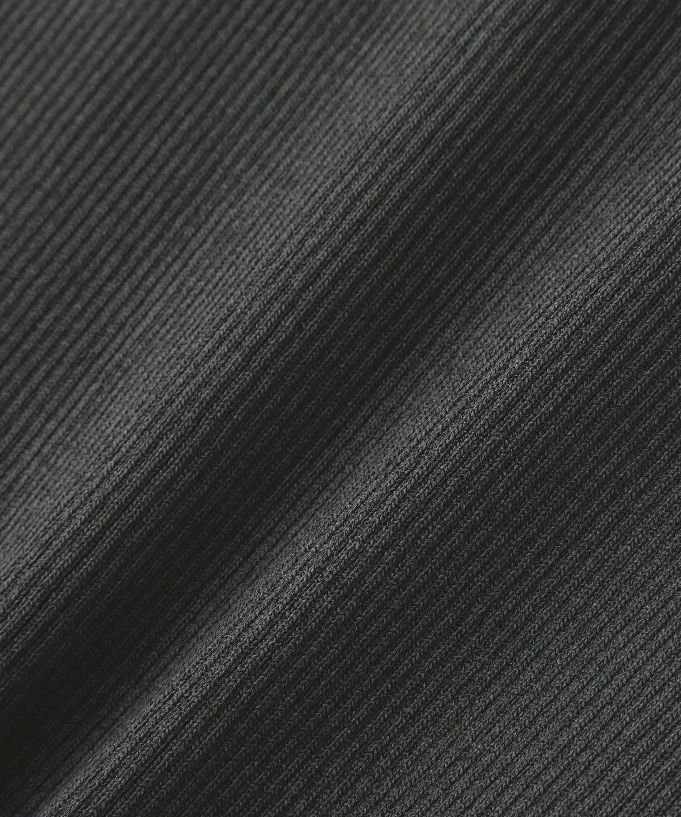  「ポロカラーVネックリブニット」|ニット・セーター|