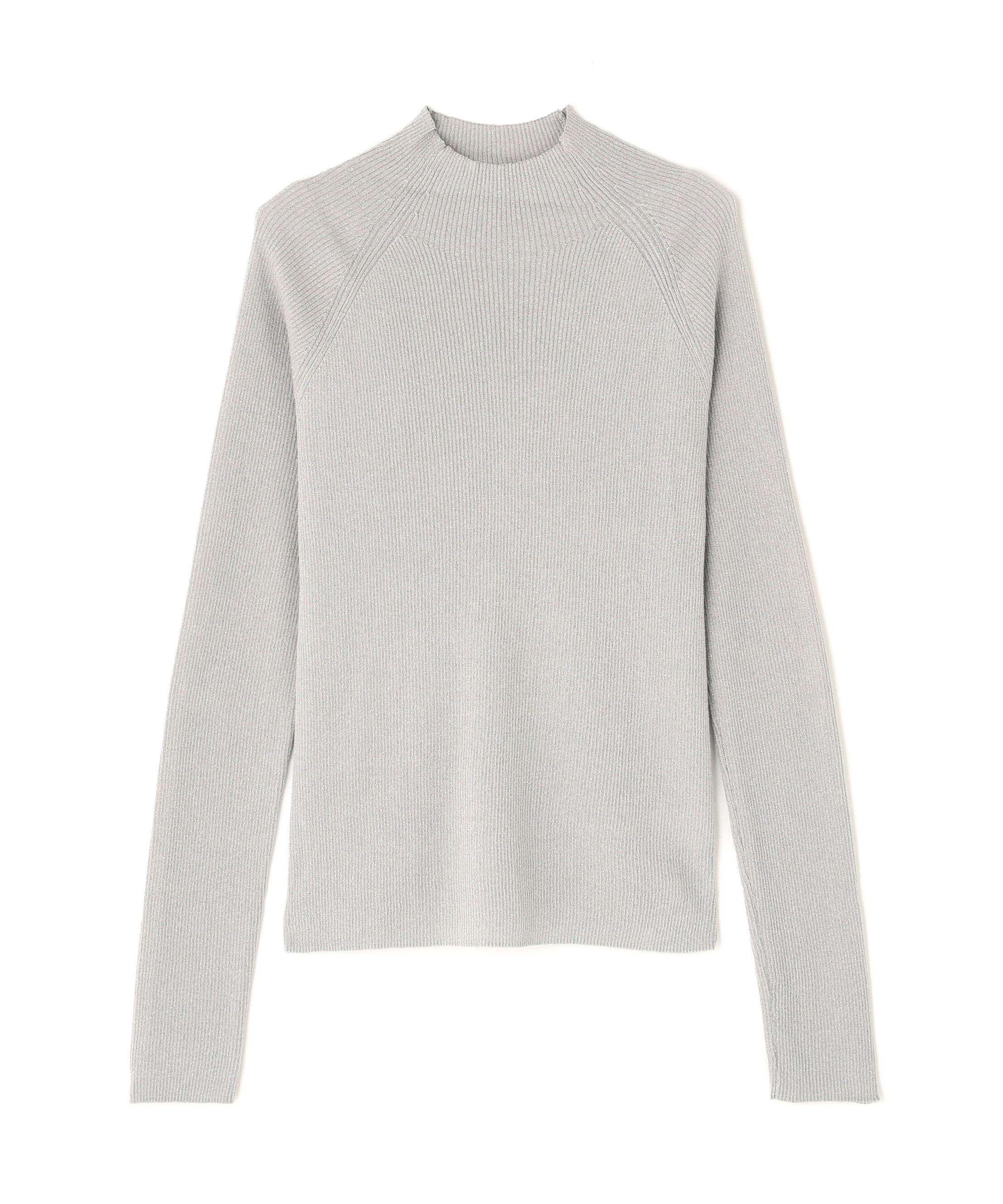  「ハイネックラメリブニット」|ニット・セーター|