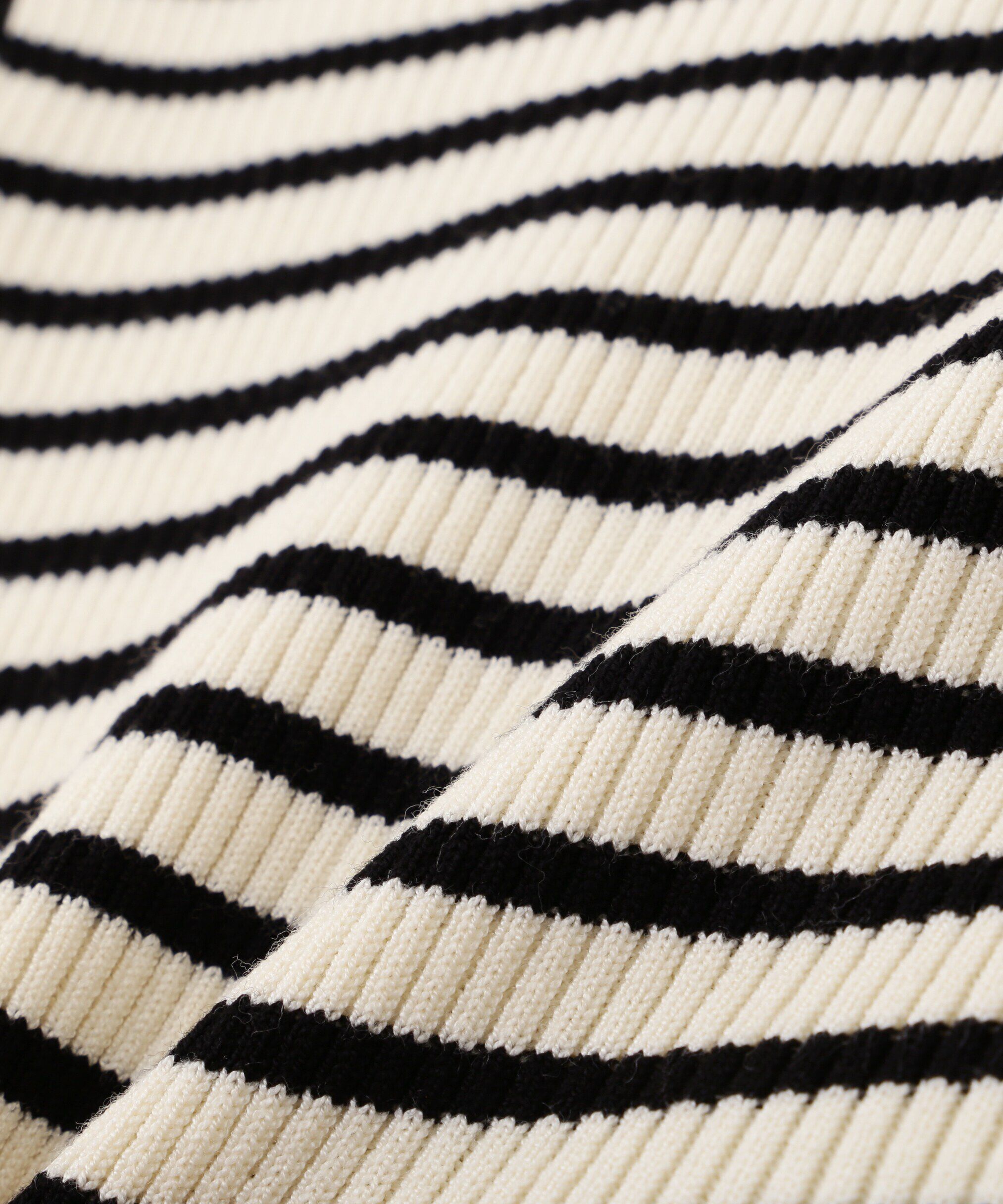  「［洗える］マシンウォッシャブルボトルネックリブニット」|ニット・セーター|