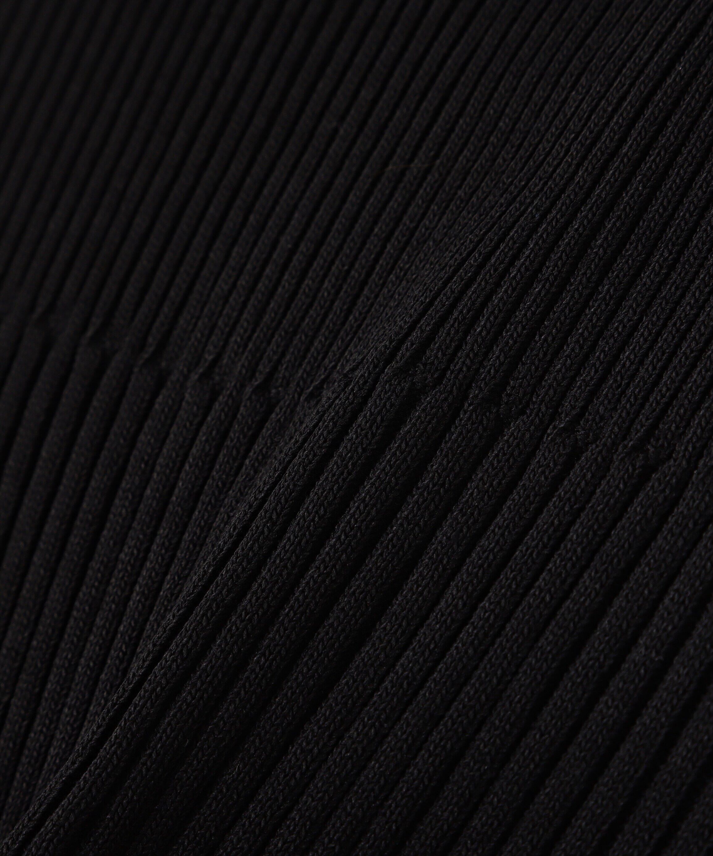  「ショート丈クルーネックリブニット」|ニット・セーター|