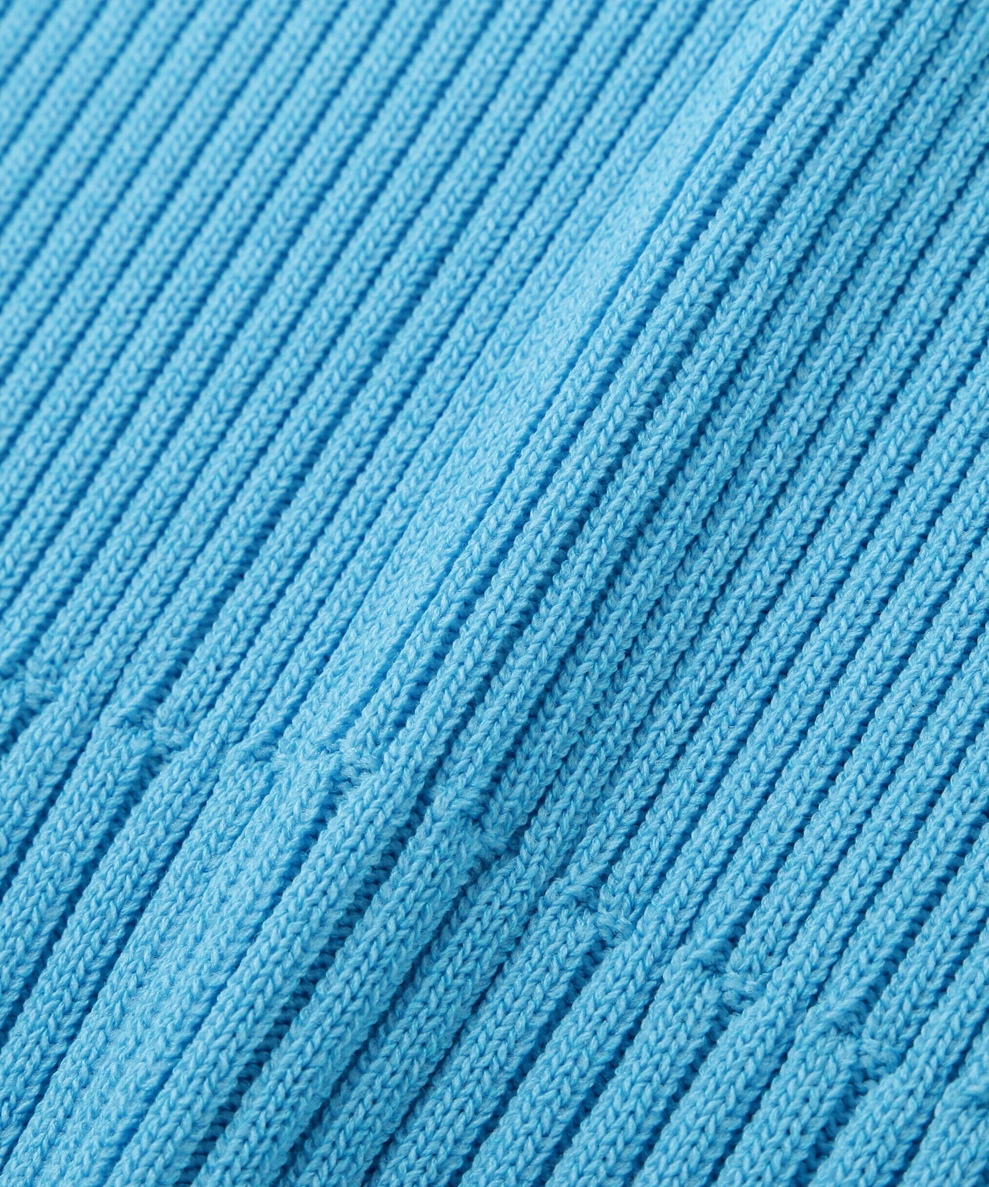  「ショート丈クルーネックリブニット」|ニット・セーター|