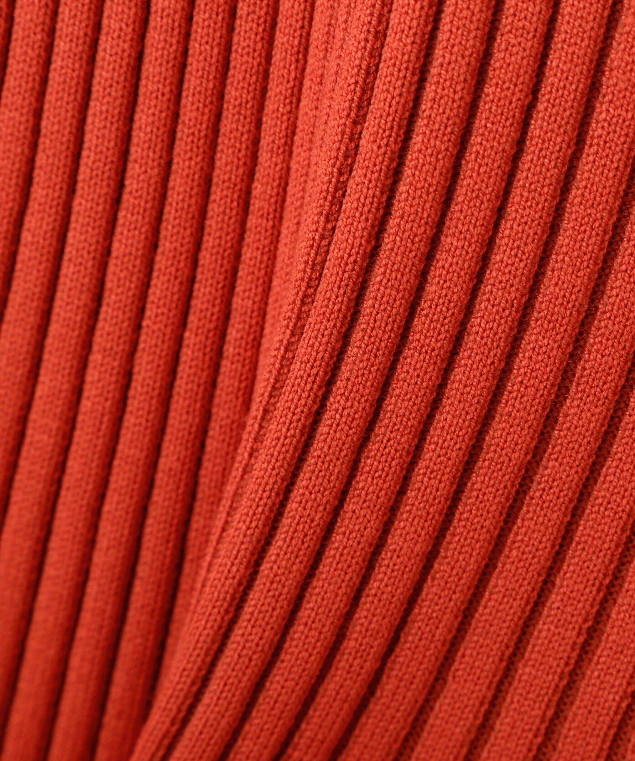  「バイカースタンド配色リブニットベスト」|ニット・セーター|