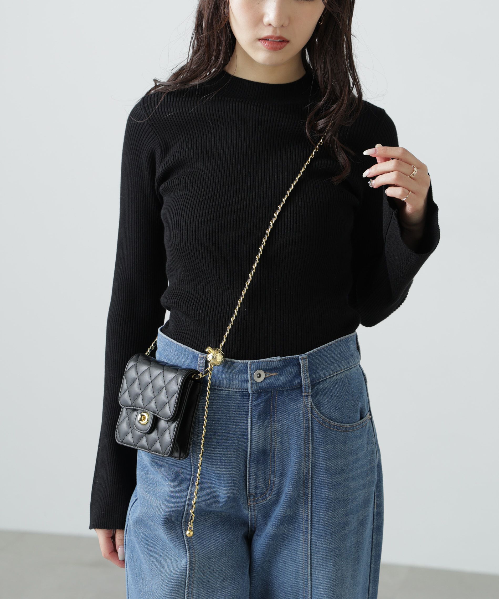  「〈洗える〉マシンウォッシャブルフレアスリーブニット」|ニット・セーター|