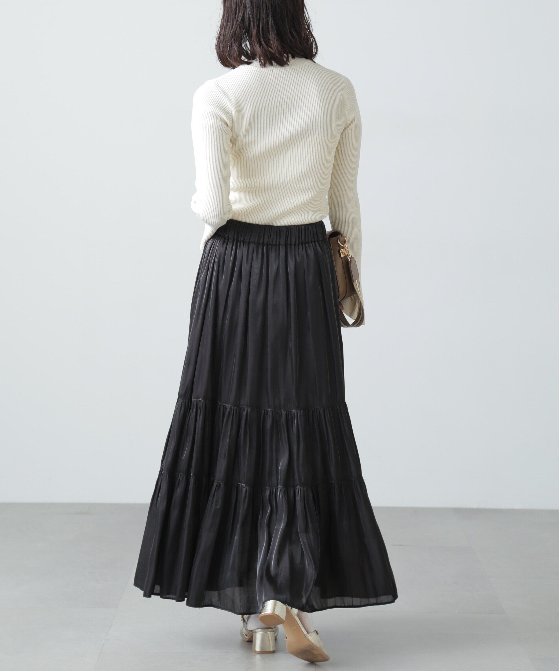  「〈洗える〉マシンウォッシャブルフレアスリーブニット」|ニット・セーター|