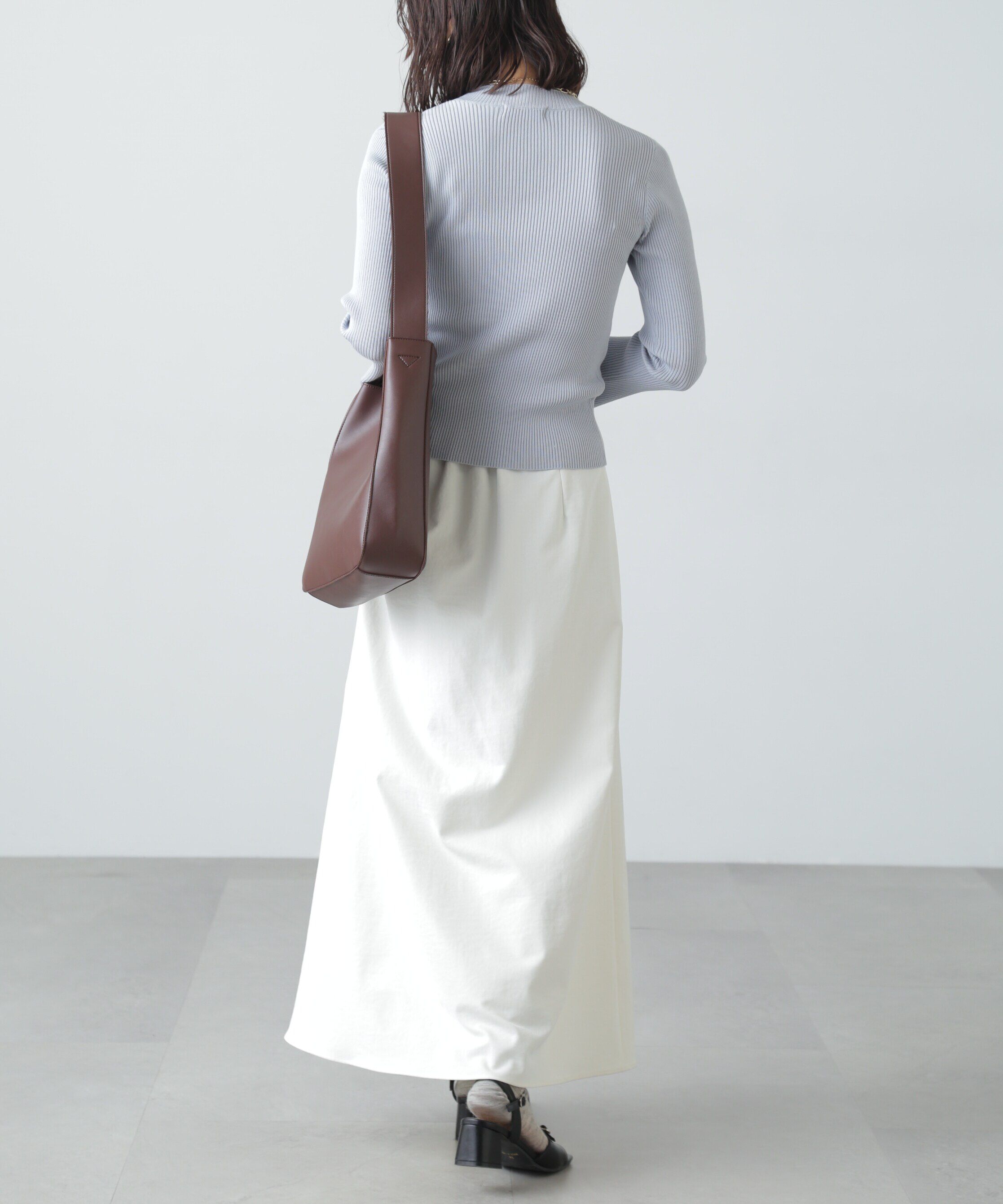  「〈洗える〉マシンウォッシャブルフレアスリーブニット」|ニット・セーター|