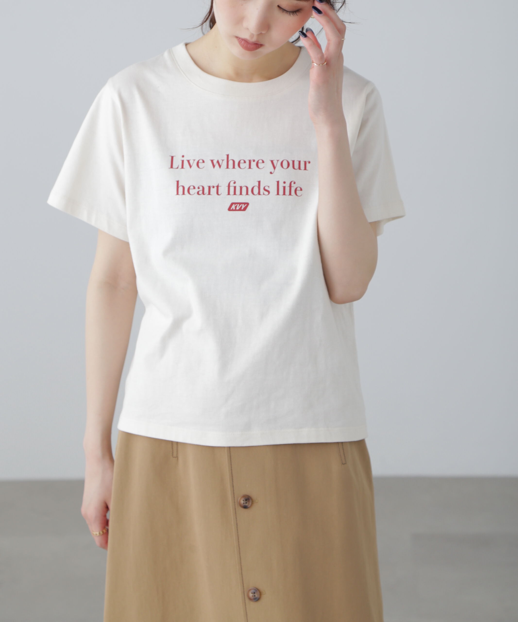  「シンプルロゴT」|Tシャツ・カットソー|