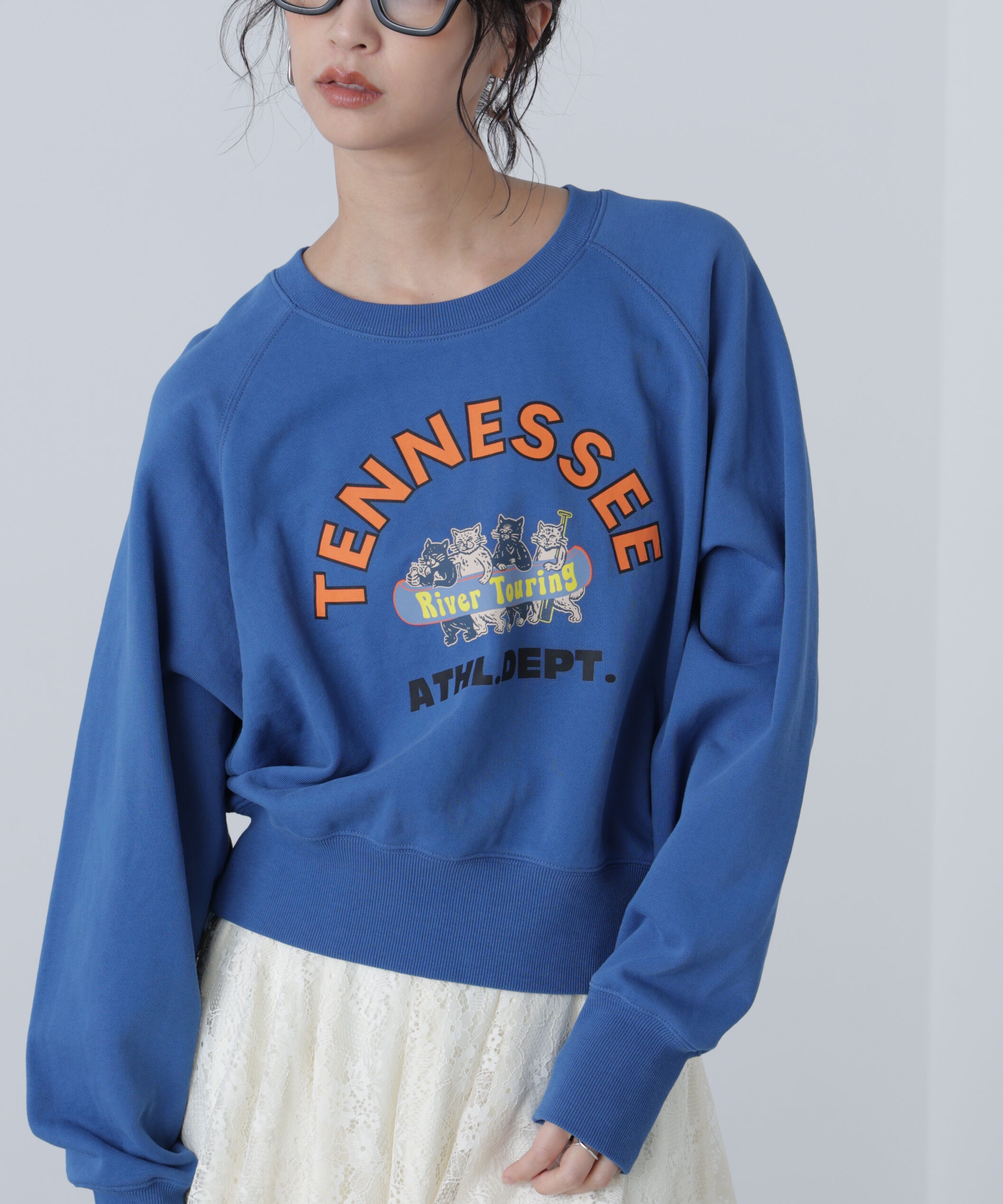  「〈フリーズマート別注〉テネシーリバースウェット」|Tシャツ・カットソー|ブルー