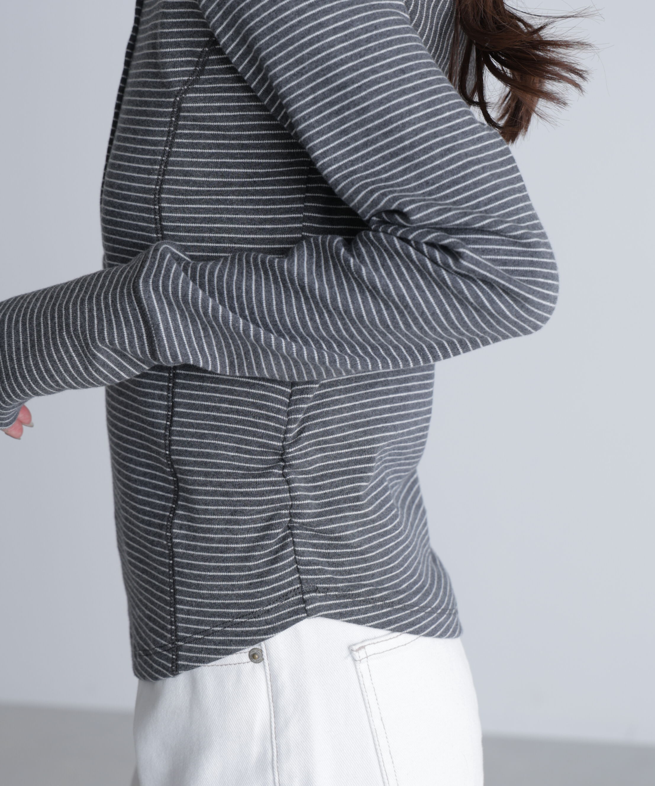  「スキッパーカットソーフーディー」|Tシャツ・カットソー|