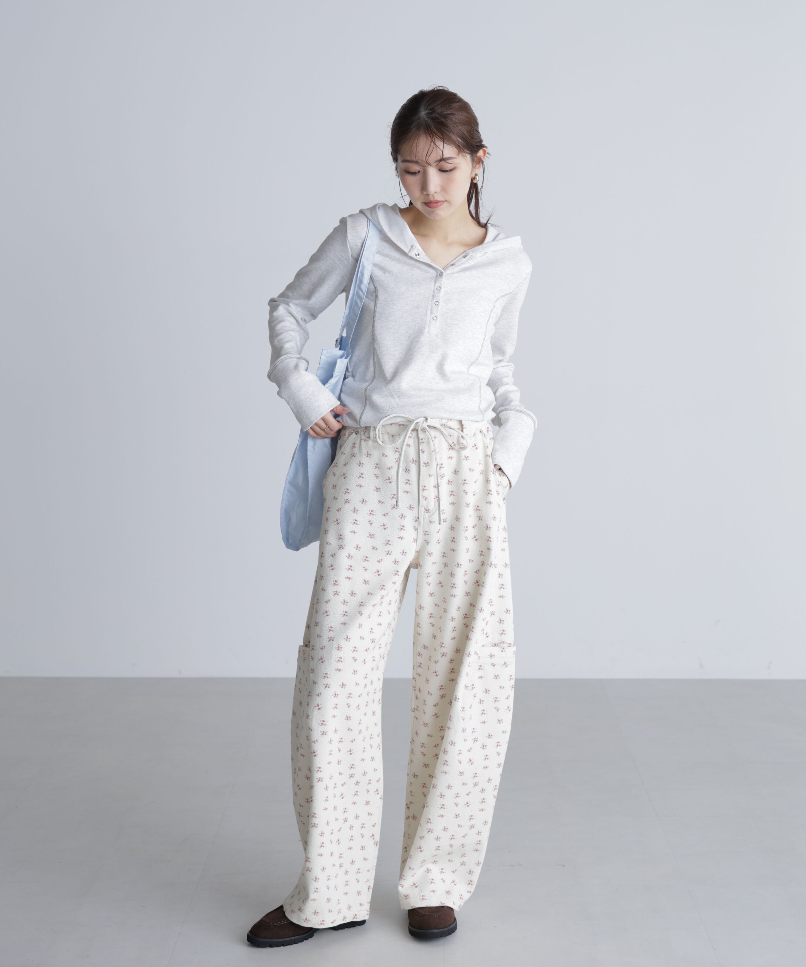  「スキッパーカットソーフーディー」|Tシャツ・カットソー|