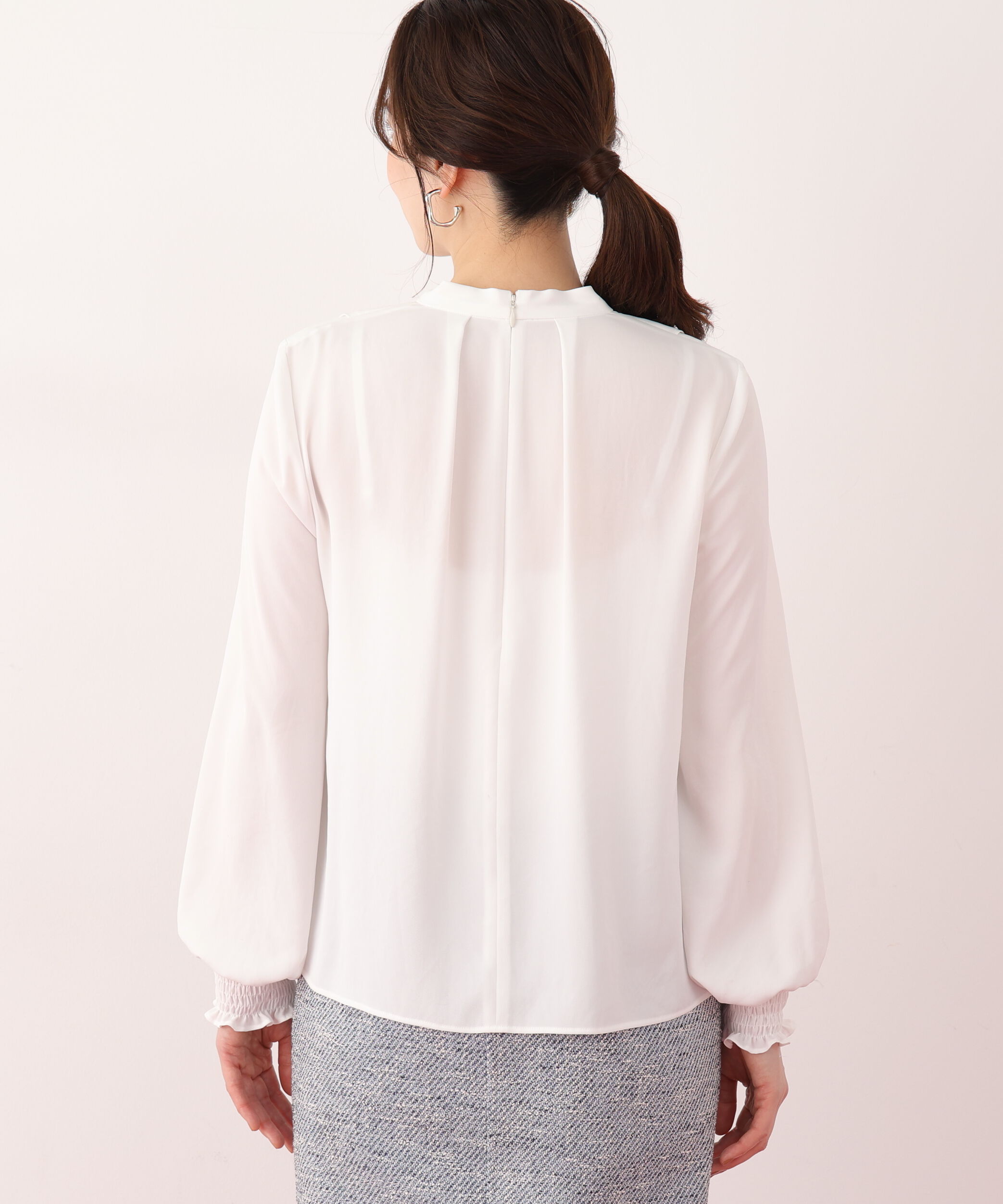  「ラッフルボウタイブラウス」|シャツ・ブラウス|
