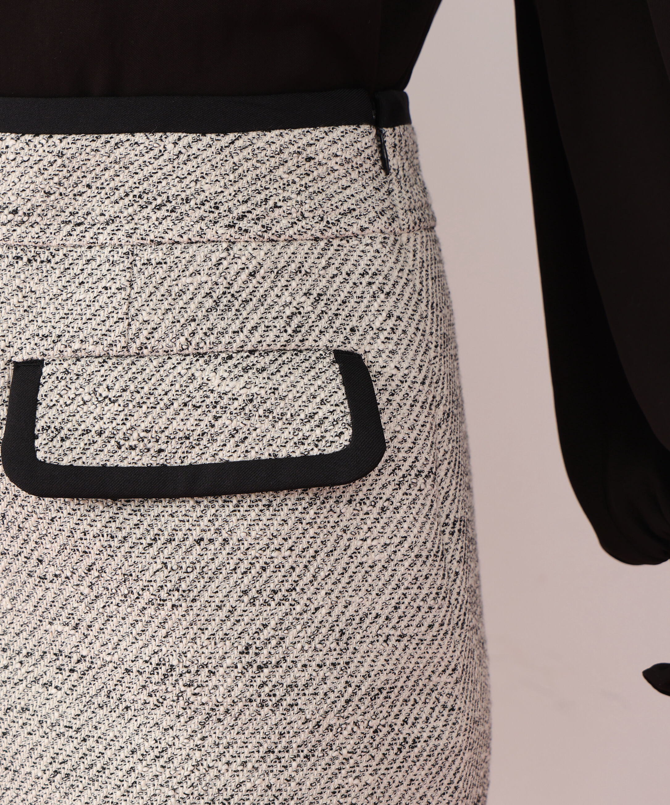  「ミックスツイードパイピングスカート」|スカート|