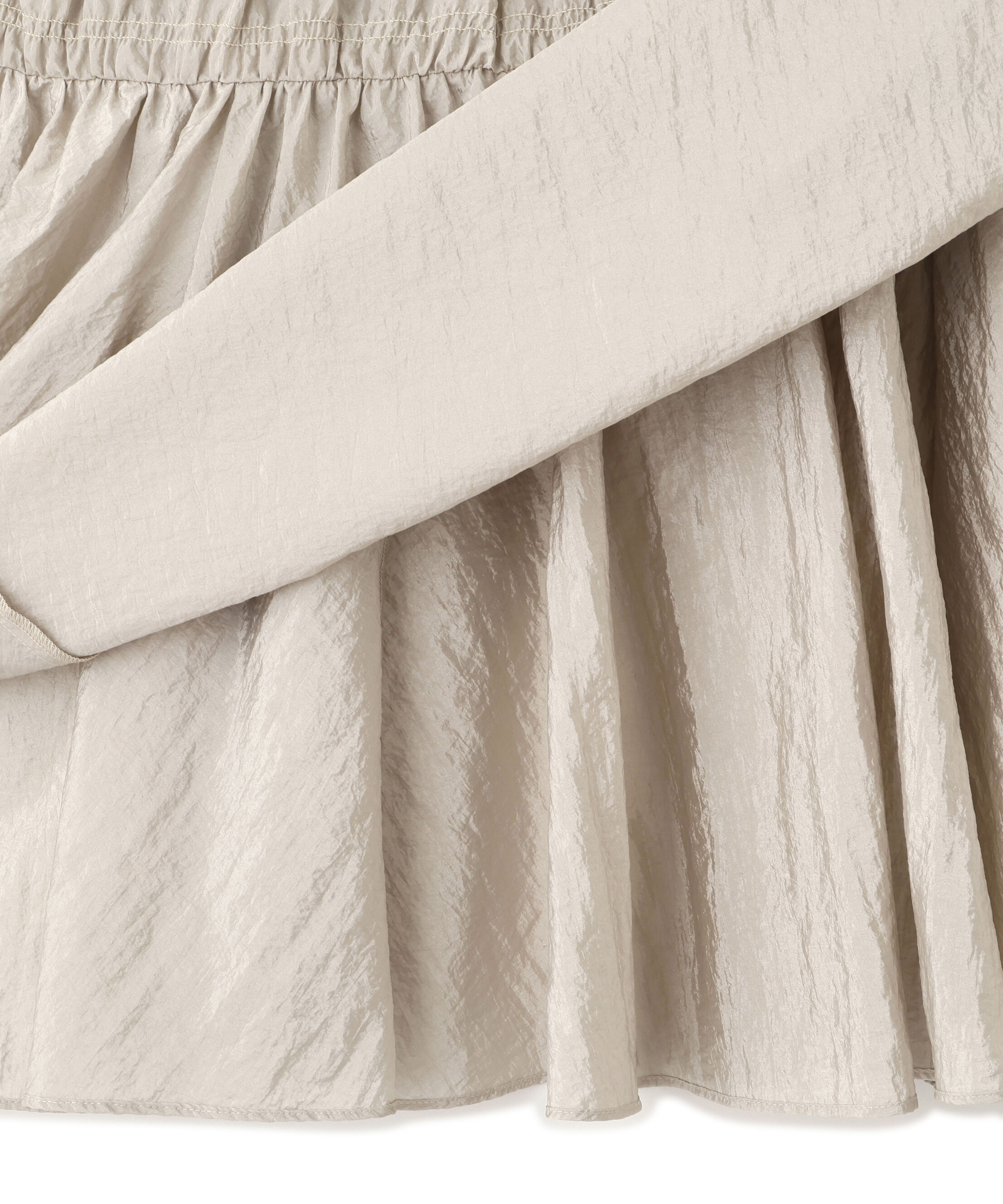  「シャイニーギャザースカート」|スカート|