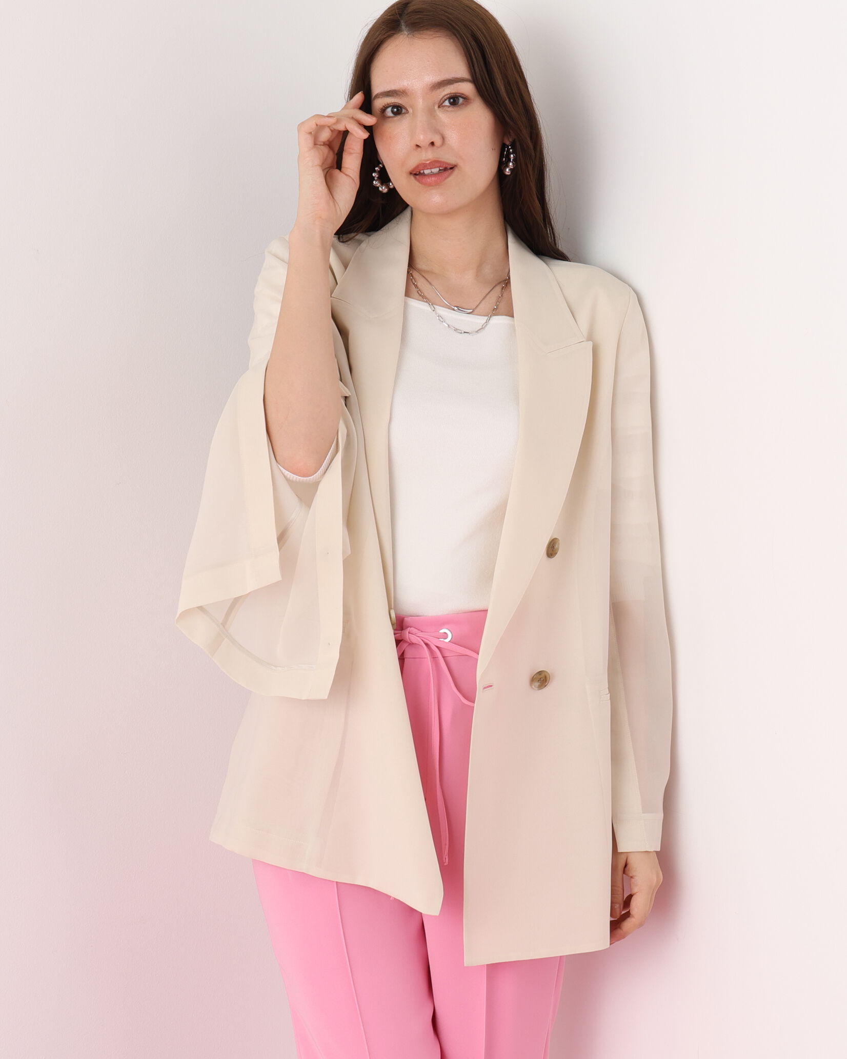  「スリーブボタンシアージャケット」|その他|