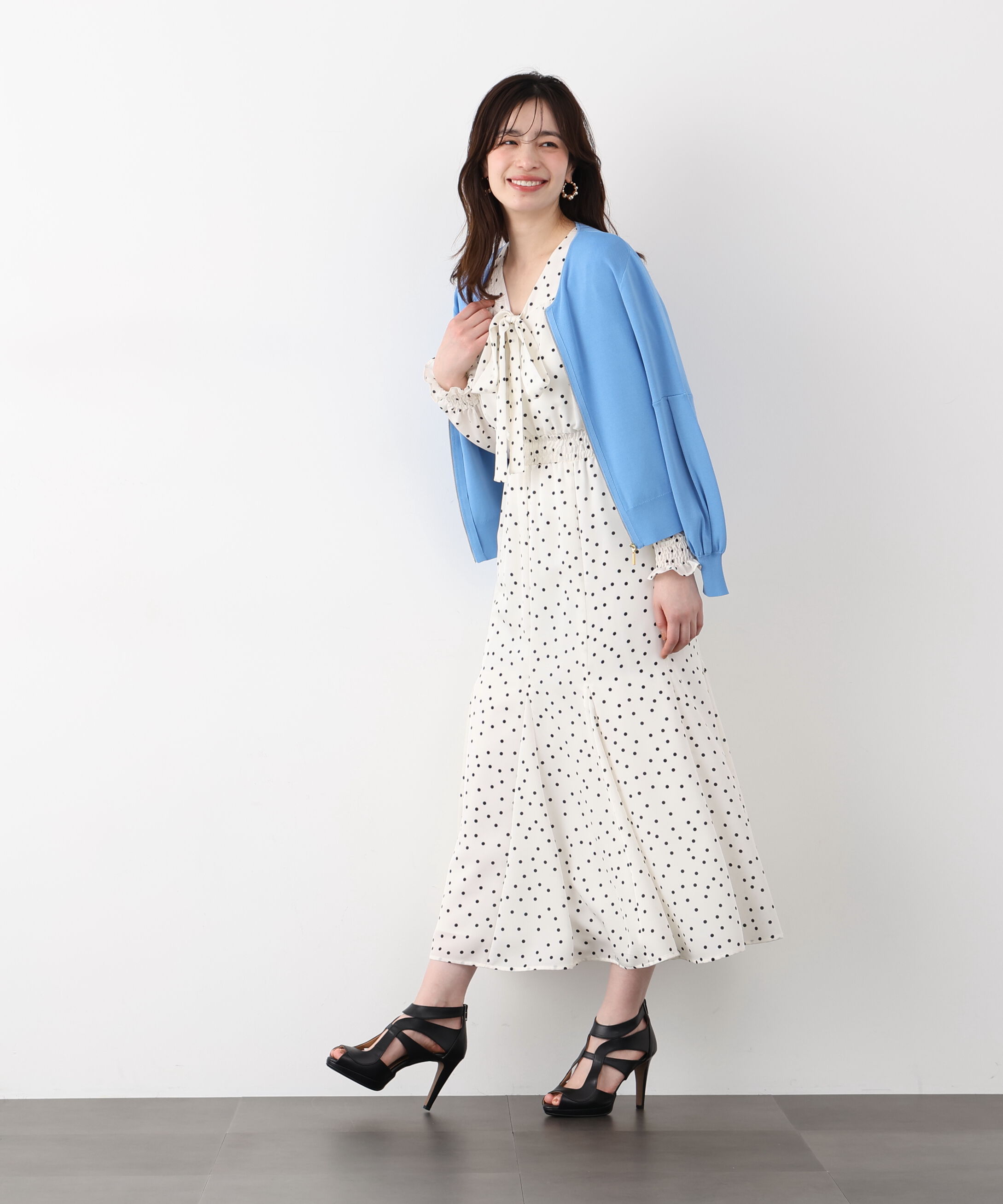  「ジップアップニットブルゾン」|その他|