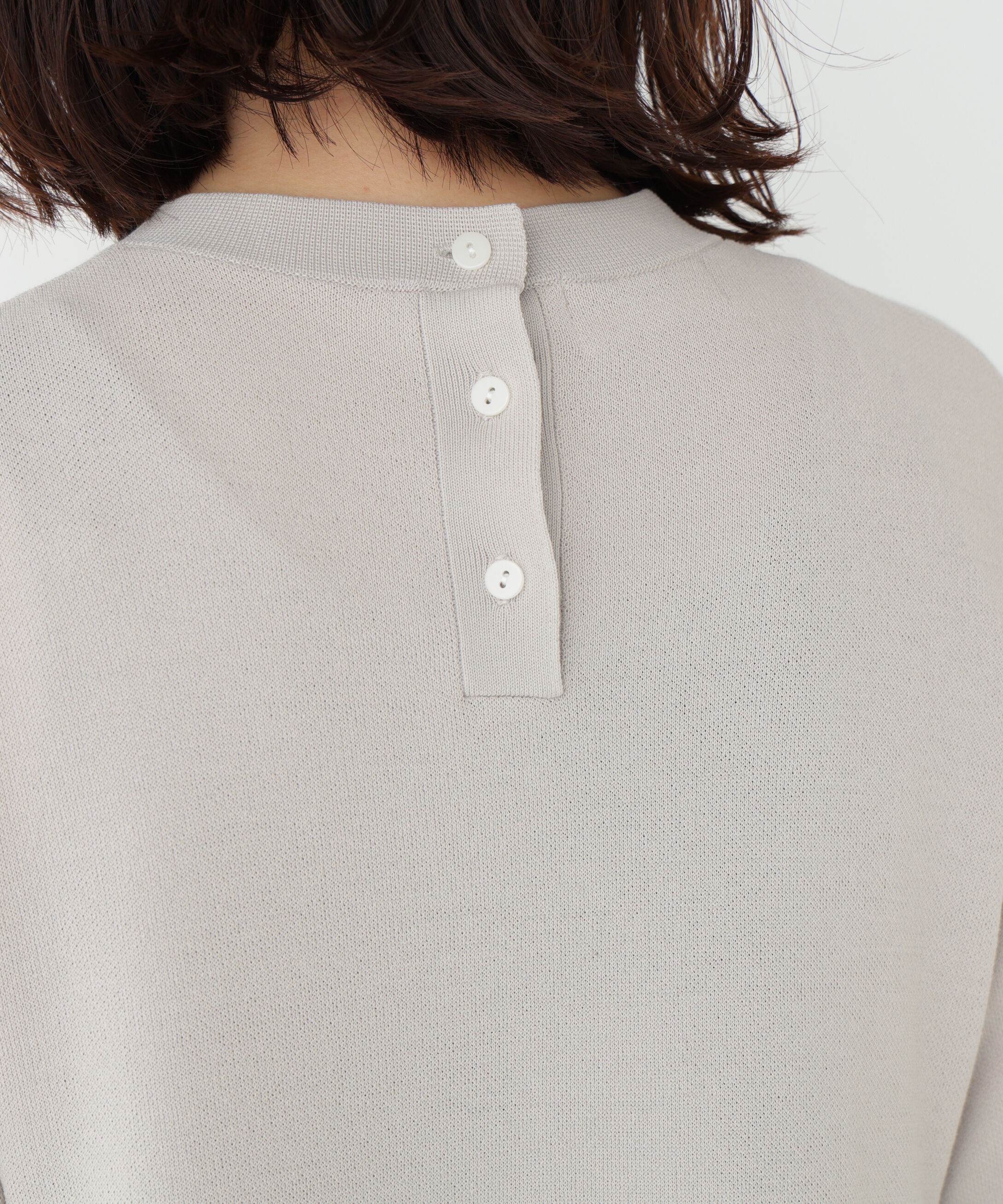  「◆布帛コンビ綿ナイロンニットＯＰ」|ワンピース|