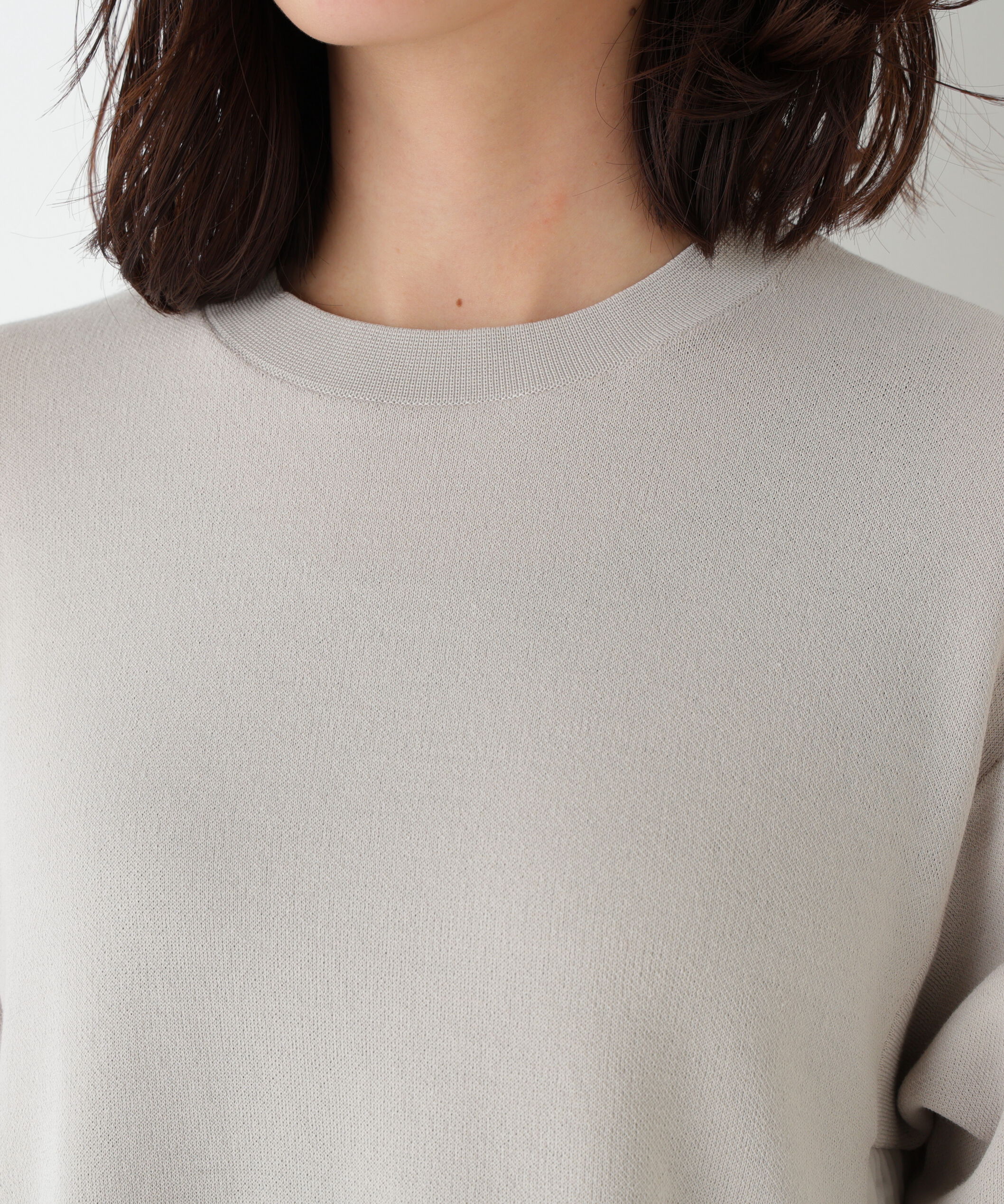  「◆布帛コンビ綿ナイロンニットＯＰ」|ワンピース|