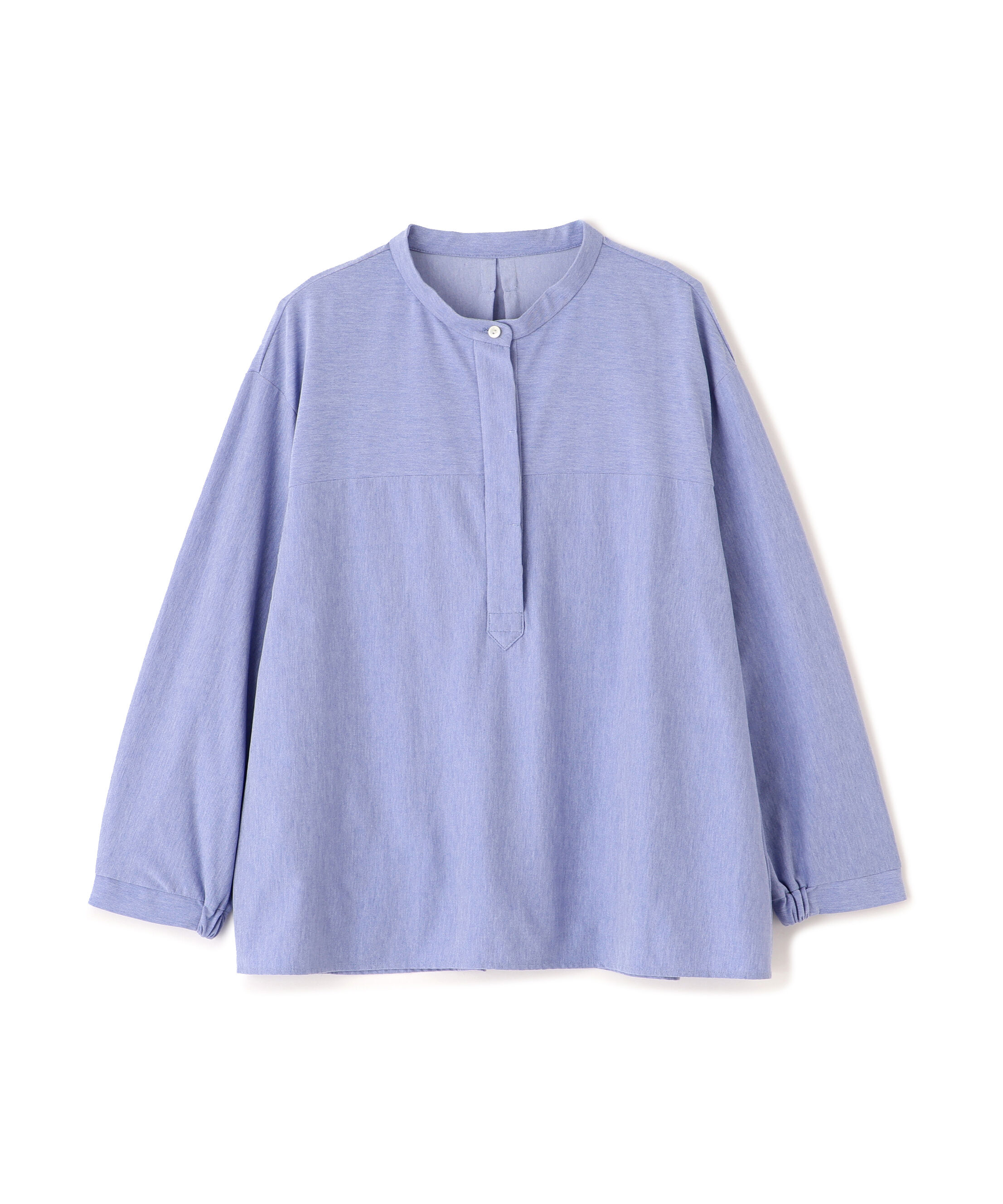  「◆鹿の子ジャージーバンドカラープルオーバー」|Tシャツ・カットソー|