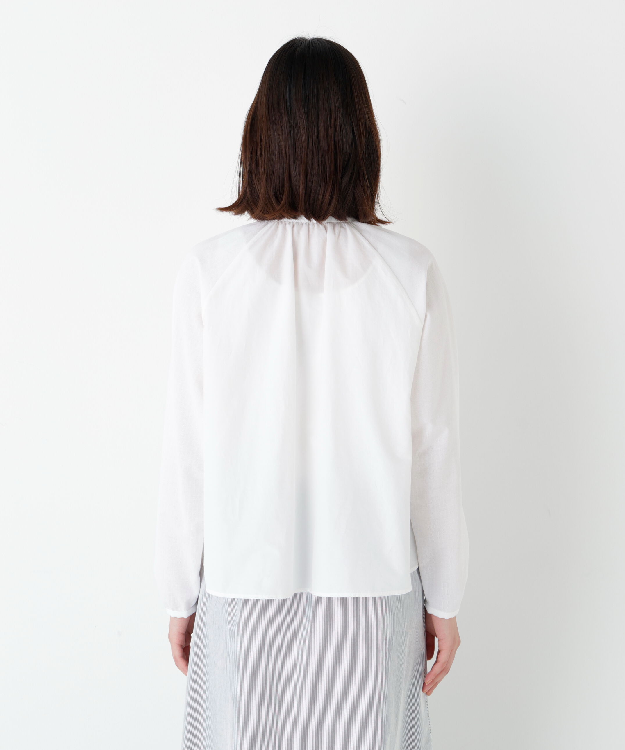  「◆バランサーカットソーギャザーブラウス」|Tシャツ・カットソー|