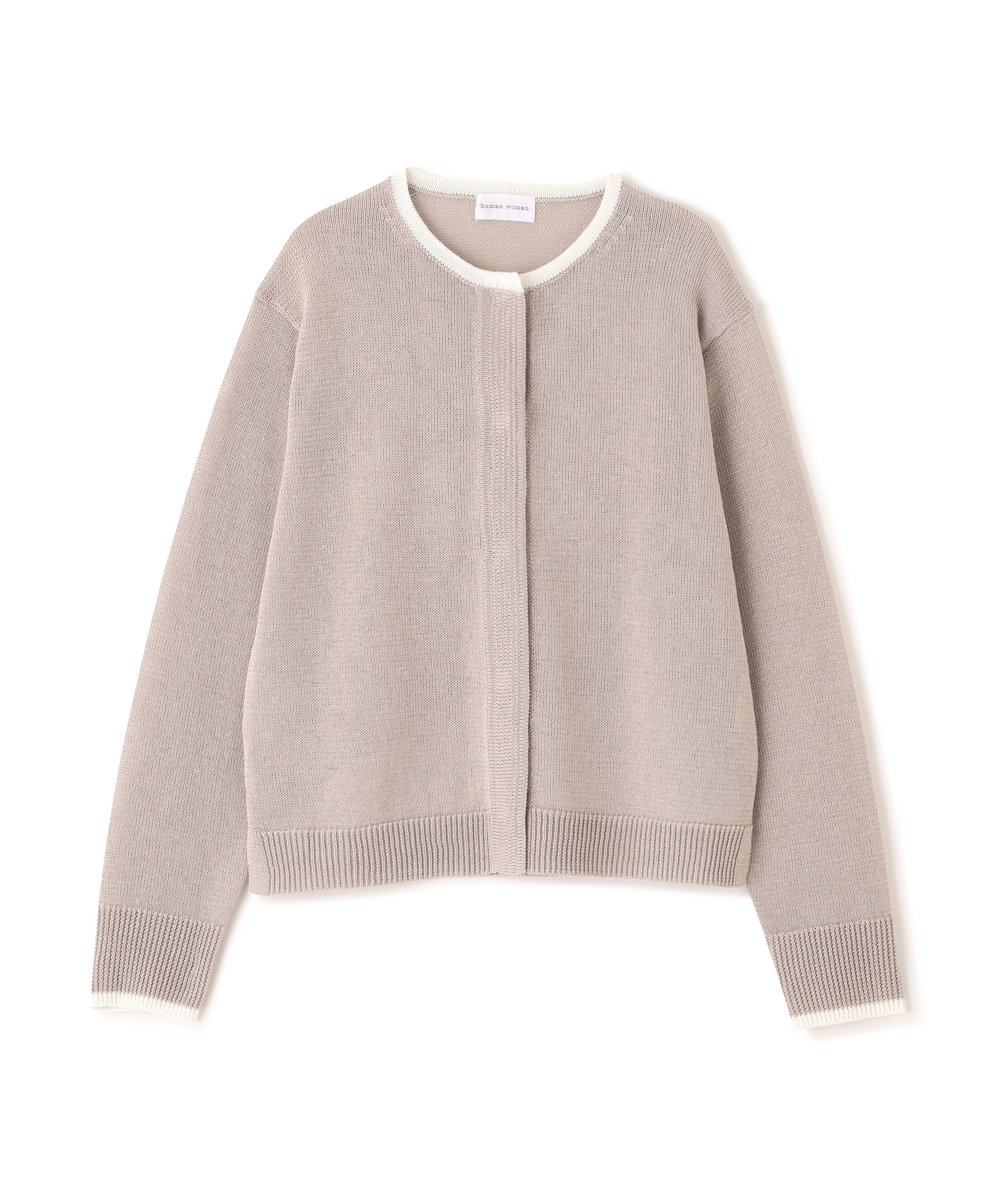  「◆ミドルゲージギマクルーネックカーディガン」|ニット・セーター|