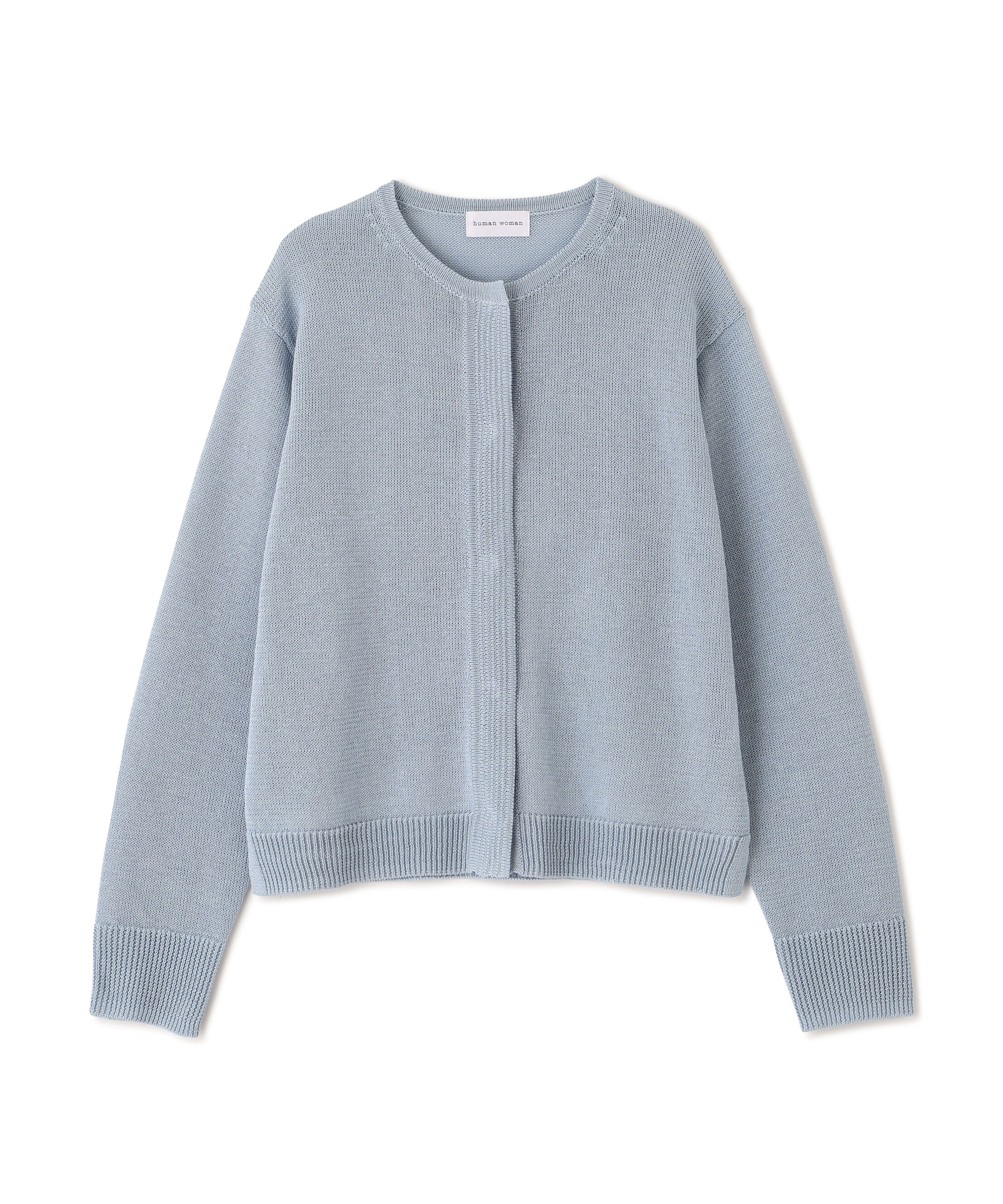  「◆ミドルゲージギマクルーネックカーディガン」|ニット・セーター|