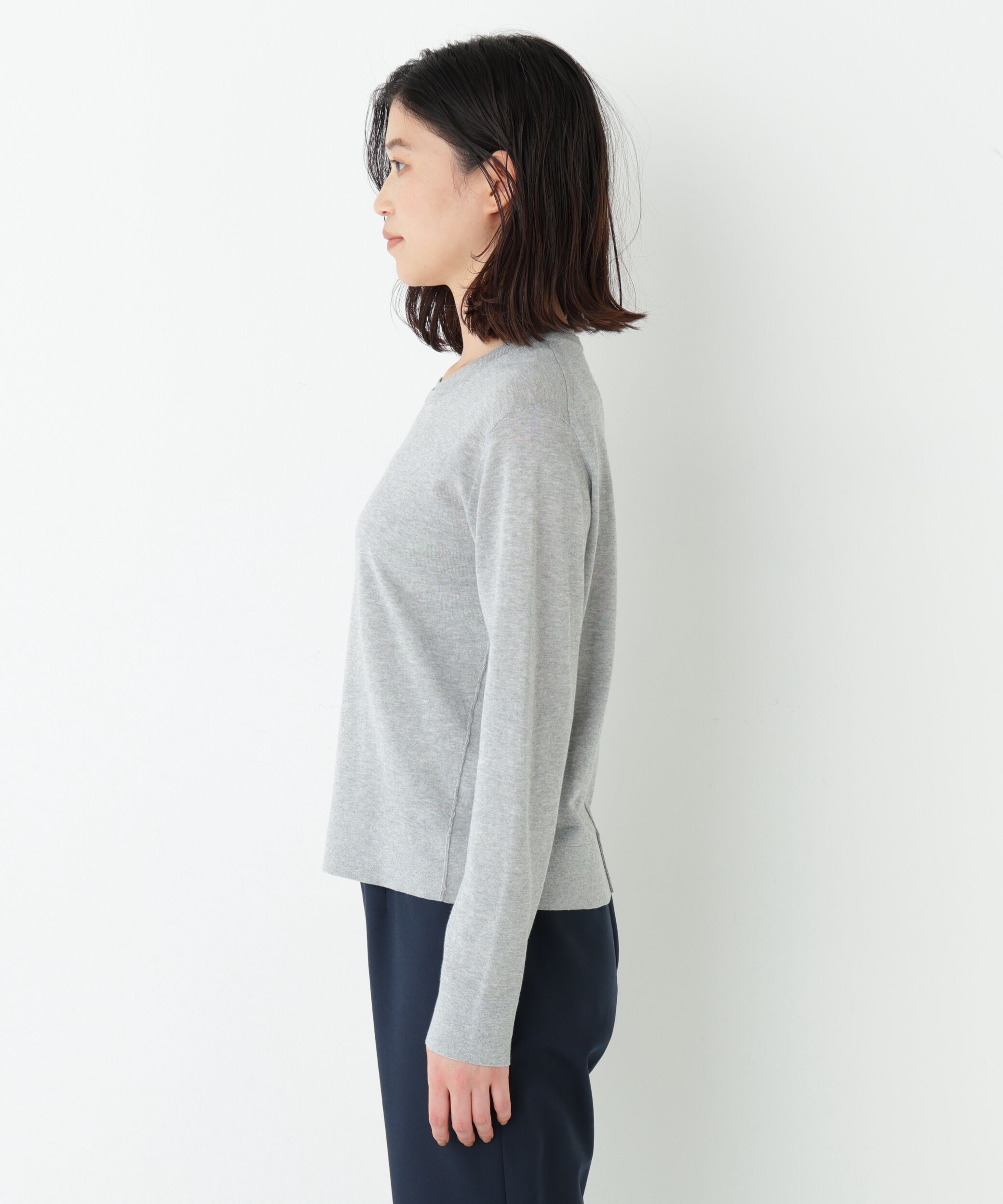  「◆ネックダブルプルオーバーニット」|ニット・セーター|