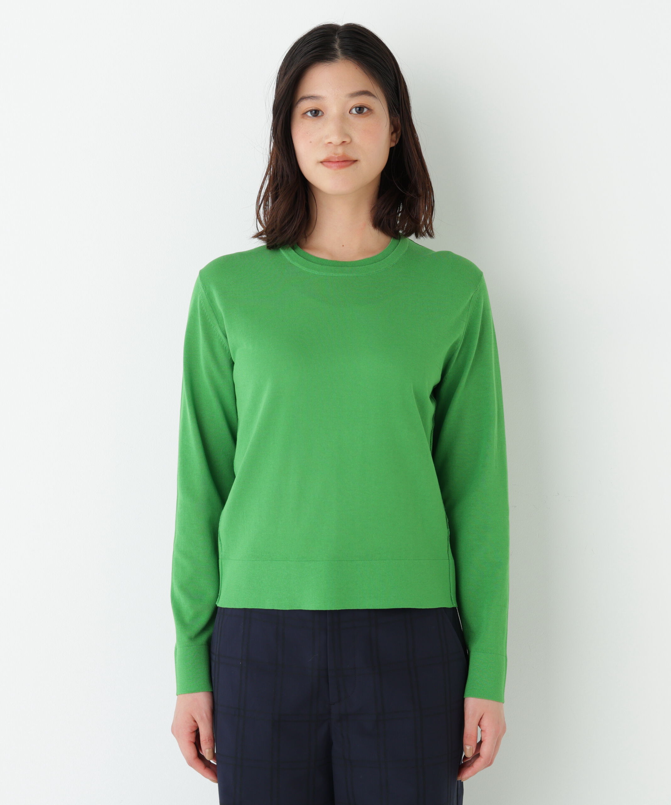  「◆ネックダブルプルオーバーニット」|ニット・セーター|