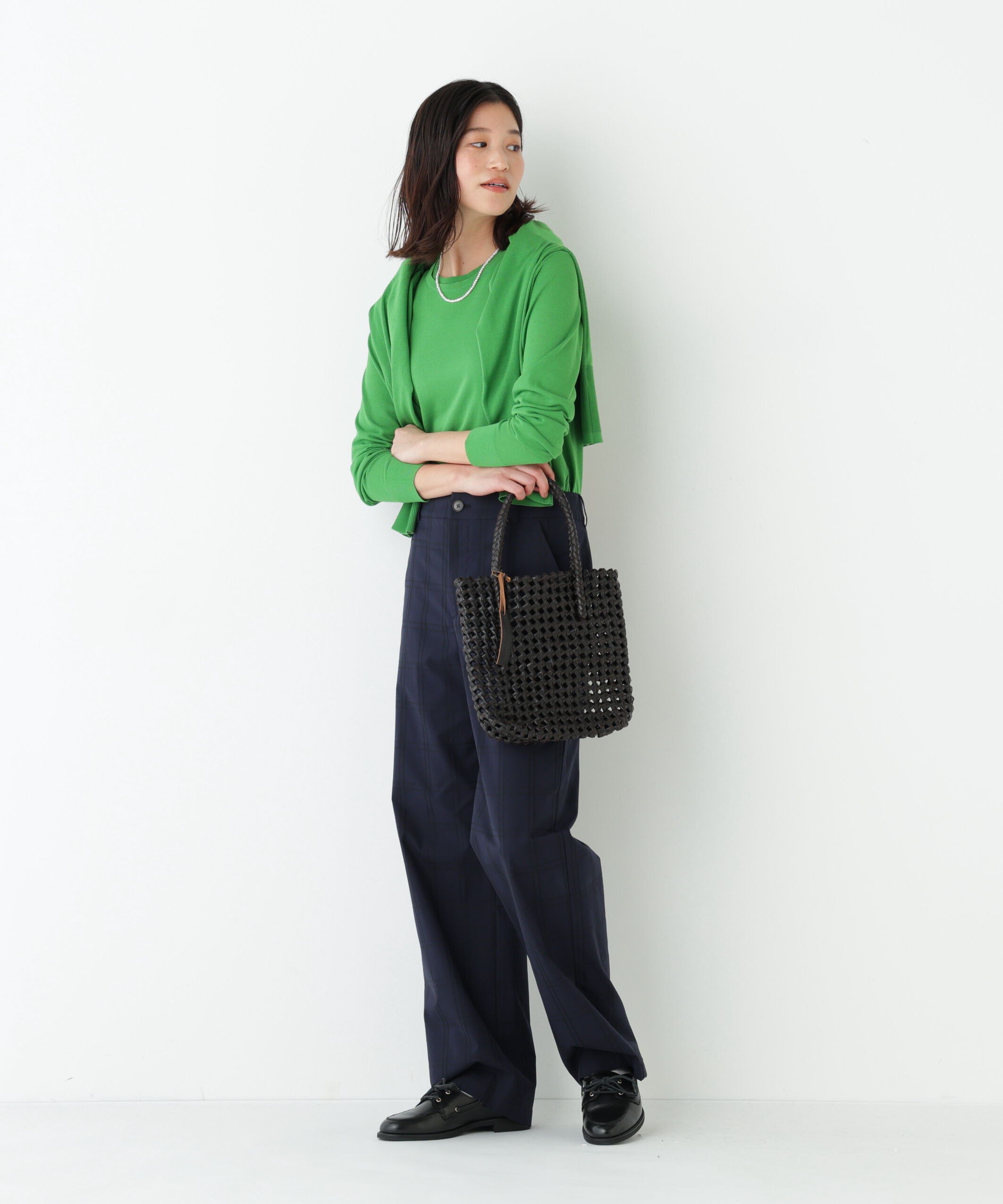  「◆アイレットＶネックカーディガン」|ニット・セーター|