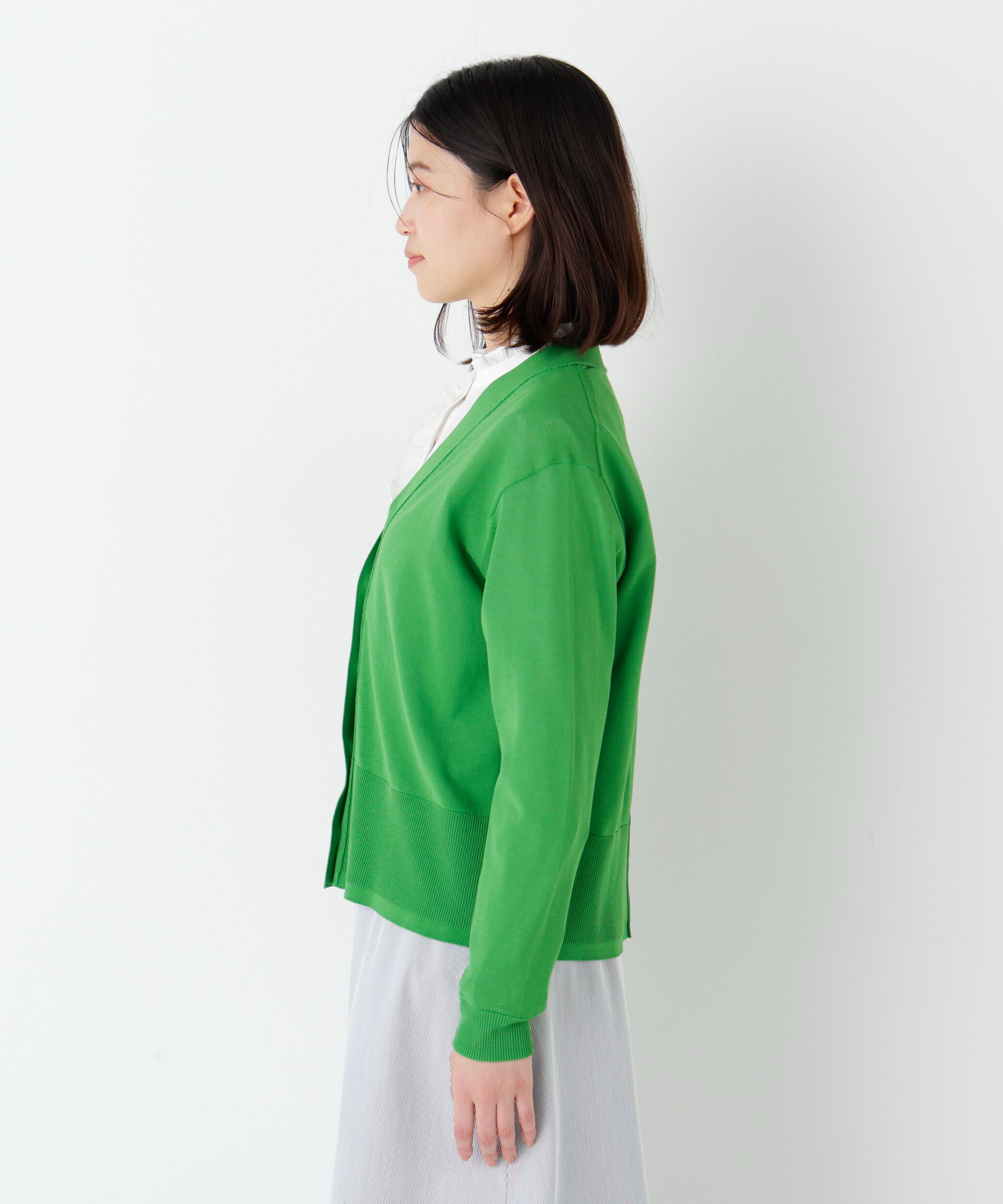  「◆アイレットＶネックカーディガン」|ニット・セーター|