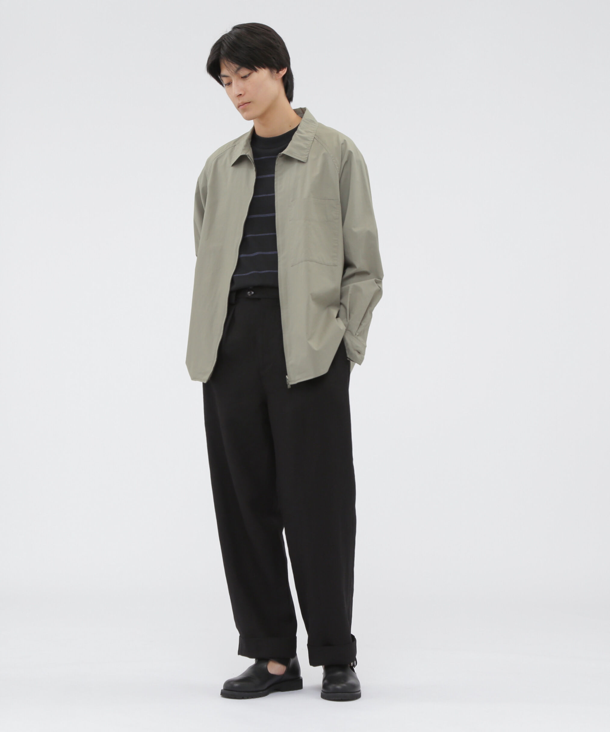 MARGARET HOWELL「COATED COTTON POPLIN BLOUSON」|ブルゾン・スタジャン|