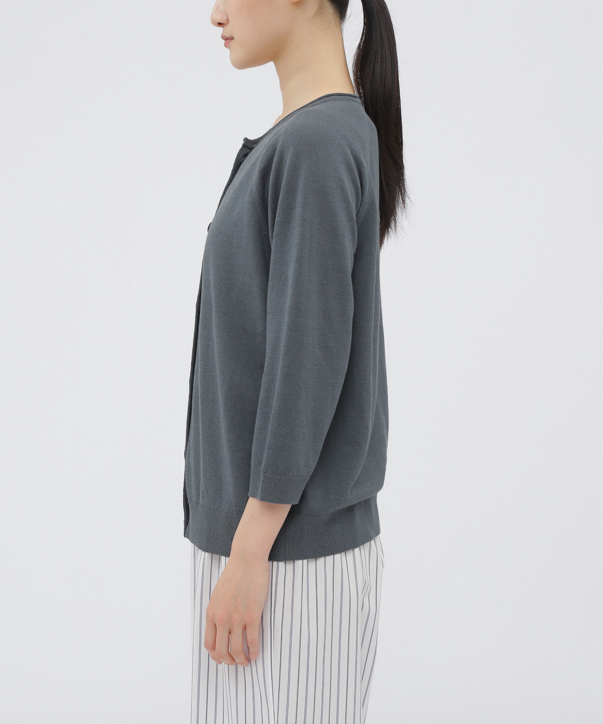 MARGARET HOWELL HOUSEHOLDGOODS「FINE LINEN COTTON KNITWEAR」|カーディガン|