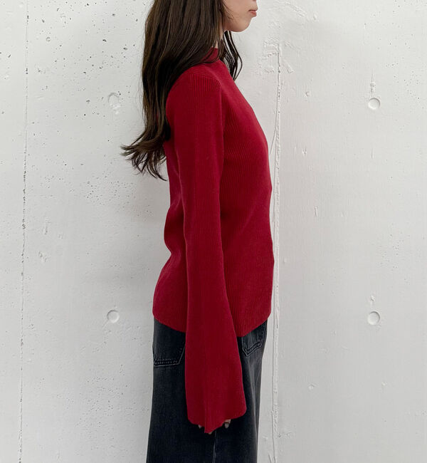 archives「フレアスリーブリブニットプルオーバー」|ニット・セーター|