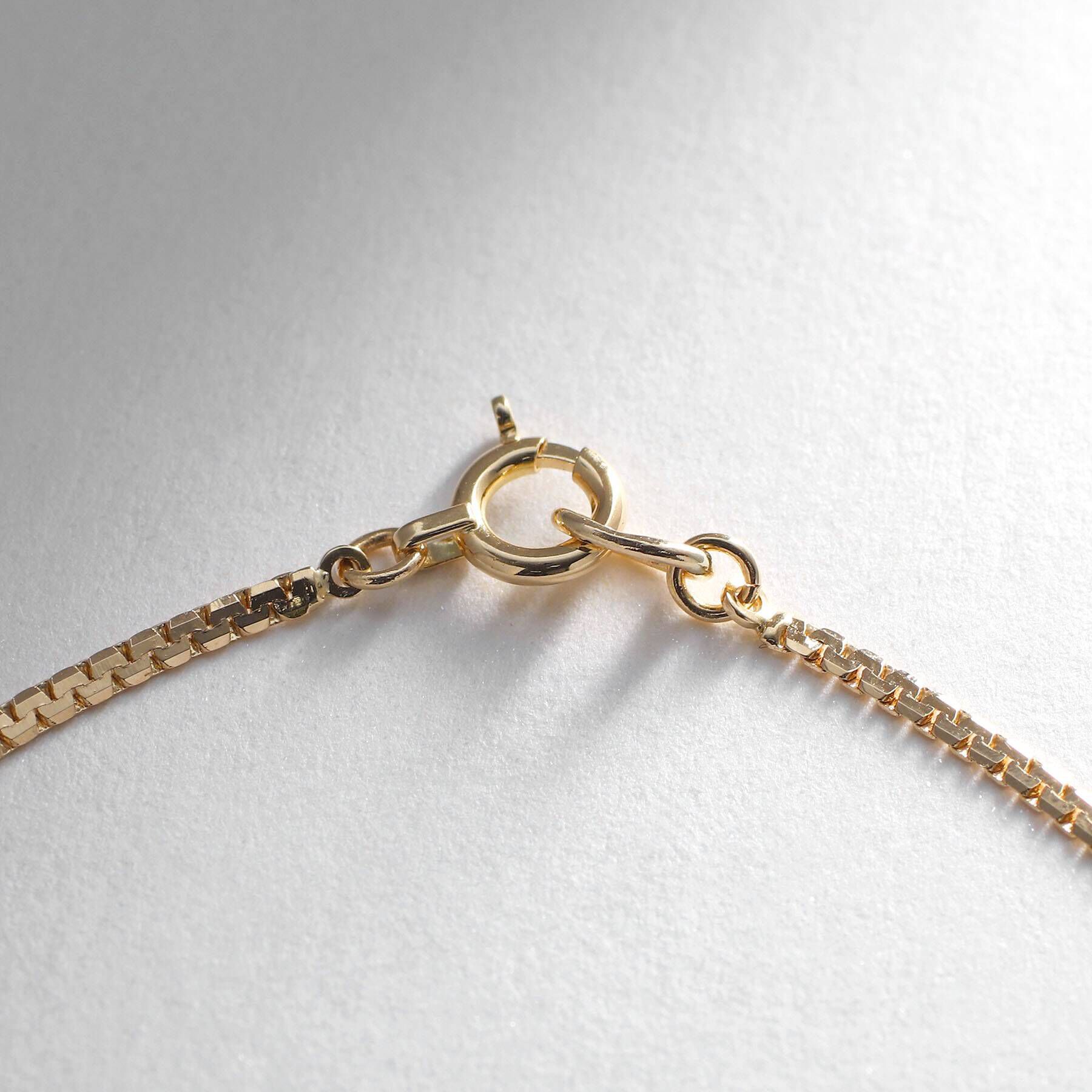 COCOSHNIK「K18ベネチアンフラット ネックレス」|ネックレス|