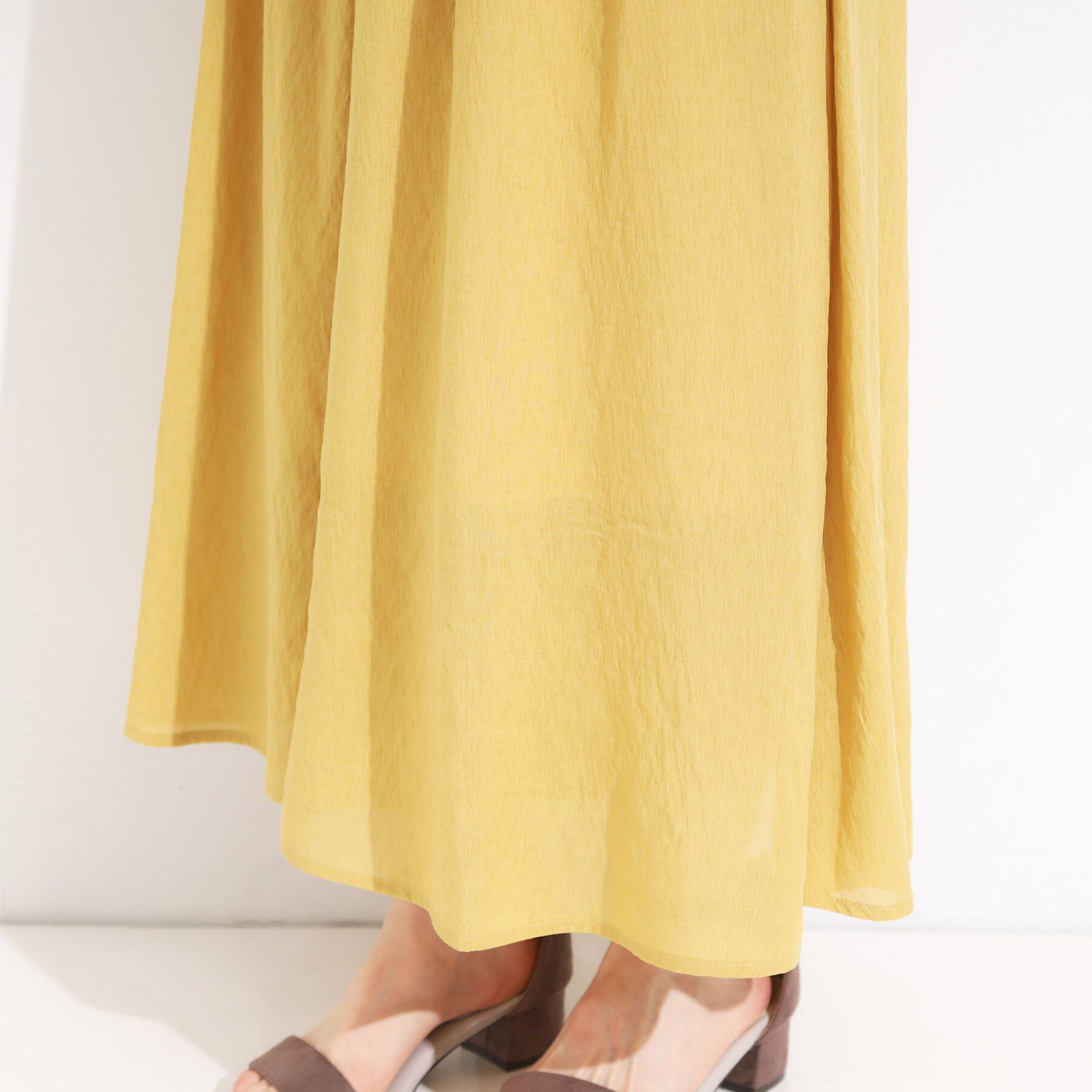 SHOO･LA･RUE「【S-LL/裏地ひんやり】エアリーで涼やか 大人のシアースカーチョ」|その他|