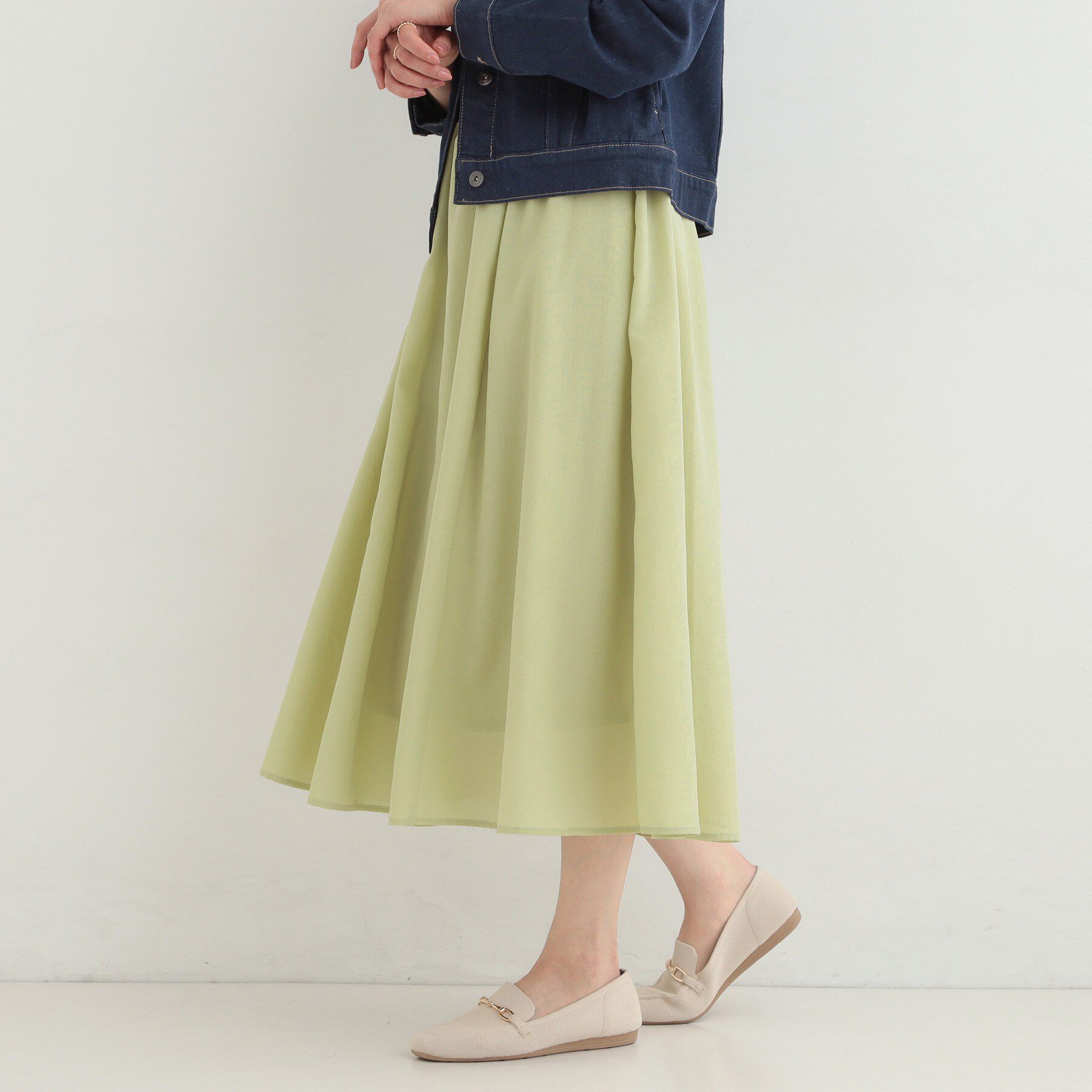 SHOO･LA･RUE「ギャザーフレアスカート」|スカート|