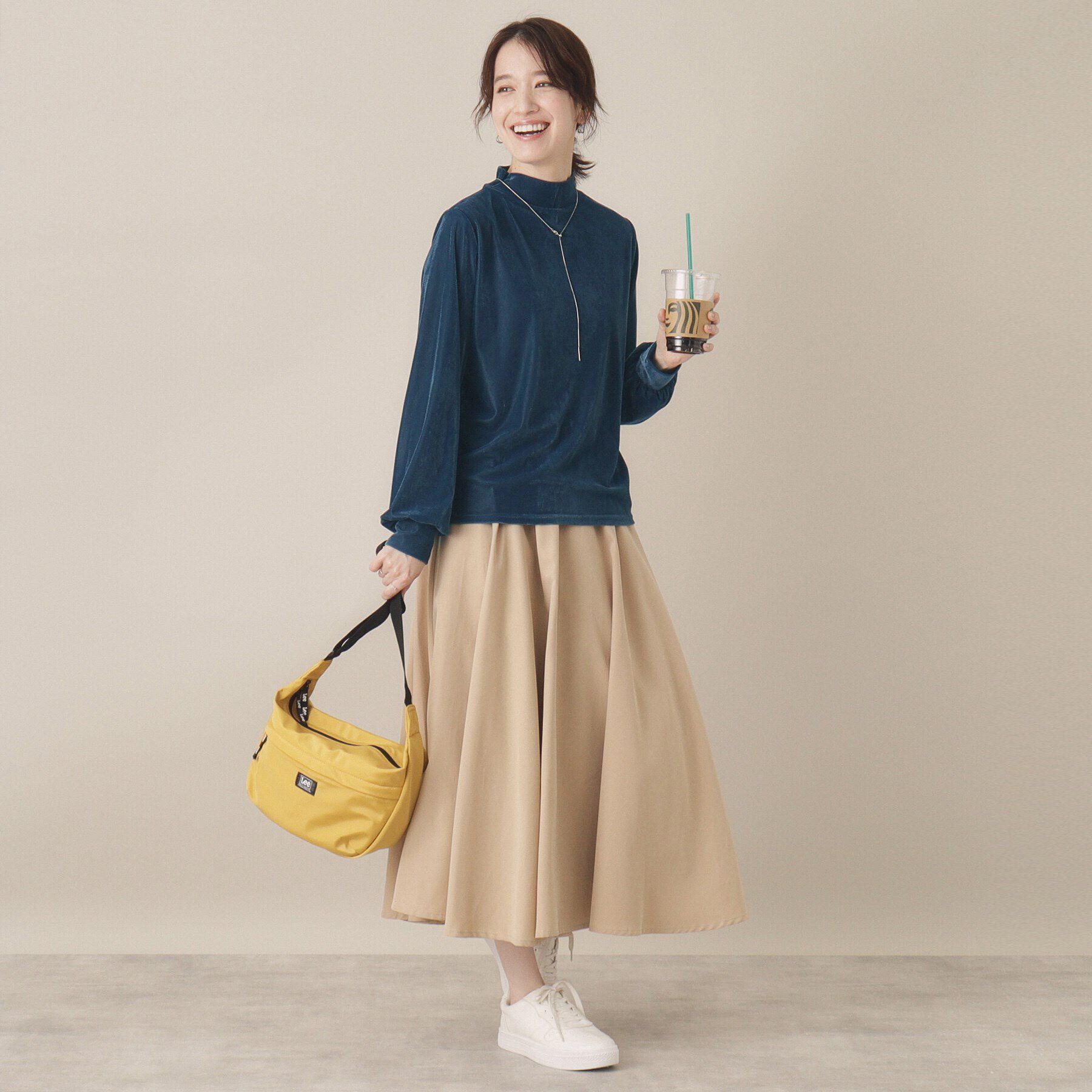 ITS&rsquo;DEMO「【洗濯機OK】ベロアプルオーバー」|Tシャツ・カットソー|