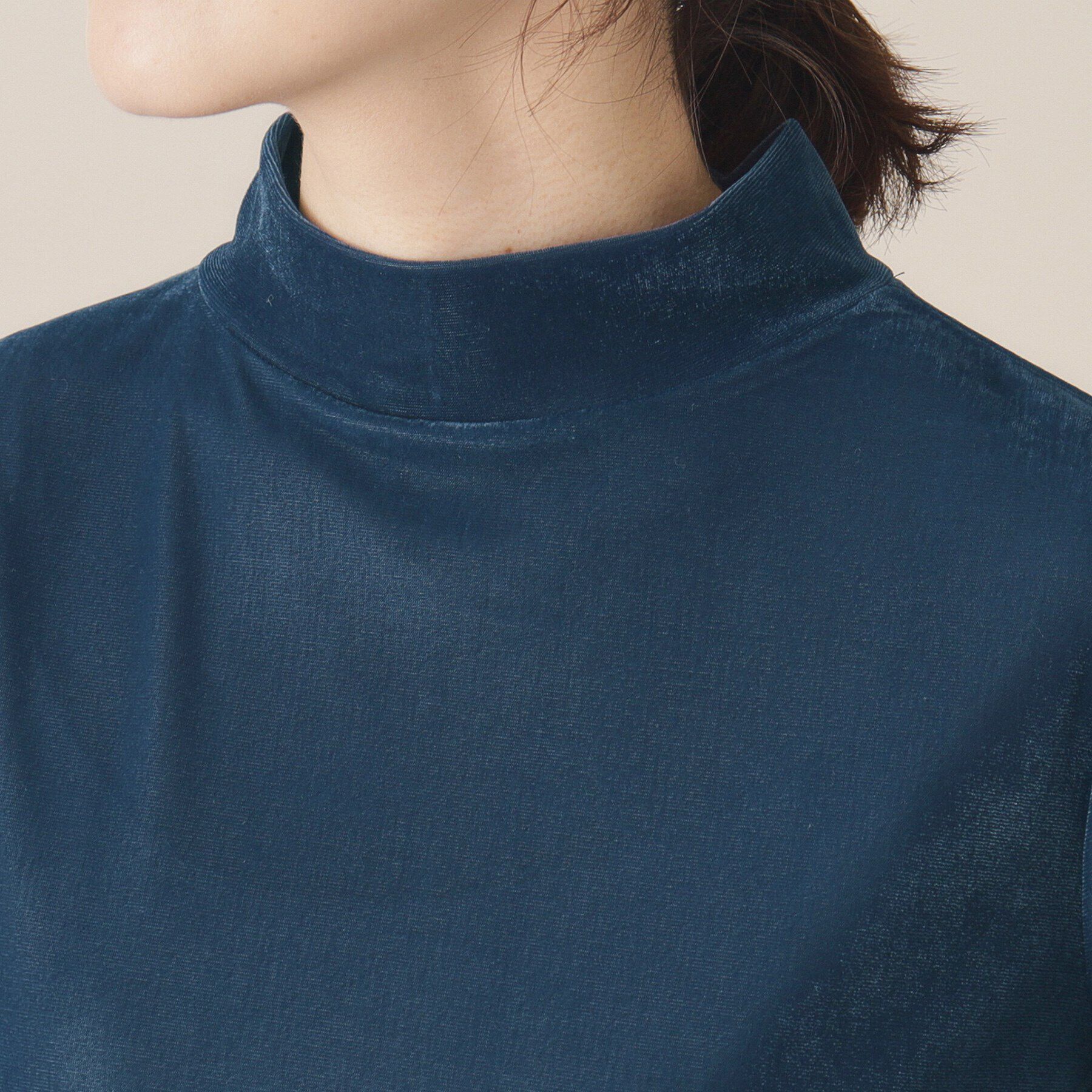 ITS&rsquo;DEMO「【洗濯機OK】ベロアプルオーバー」|Tシャツ・カットソー|