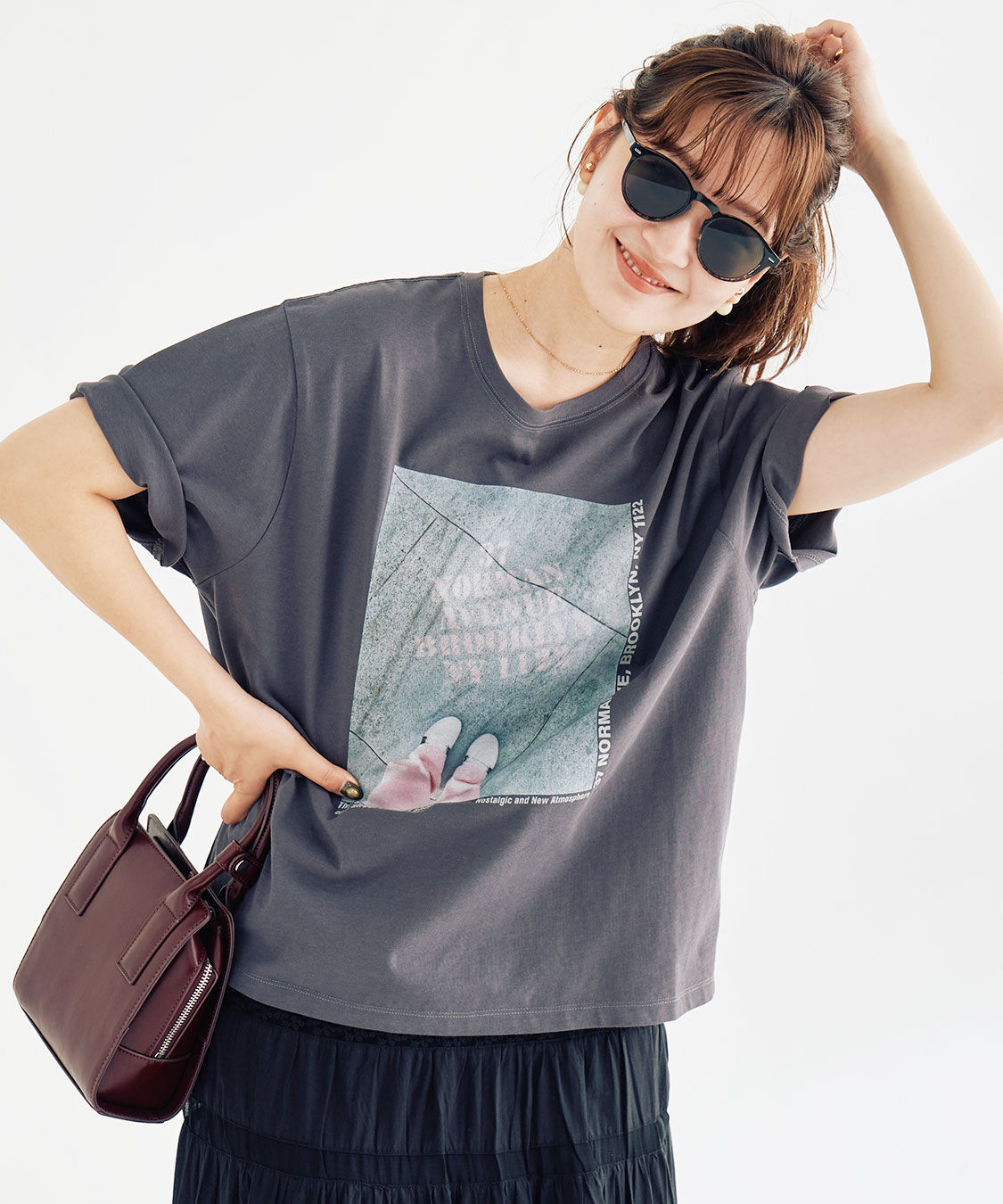 COCO DEAL「フォトグラフィックTシャツ」|Tシャツ・カットソー|