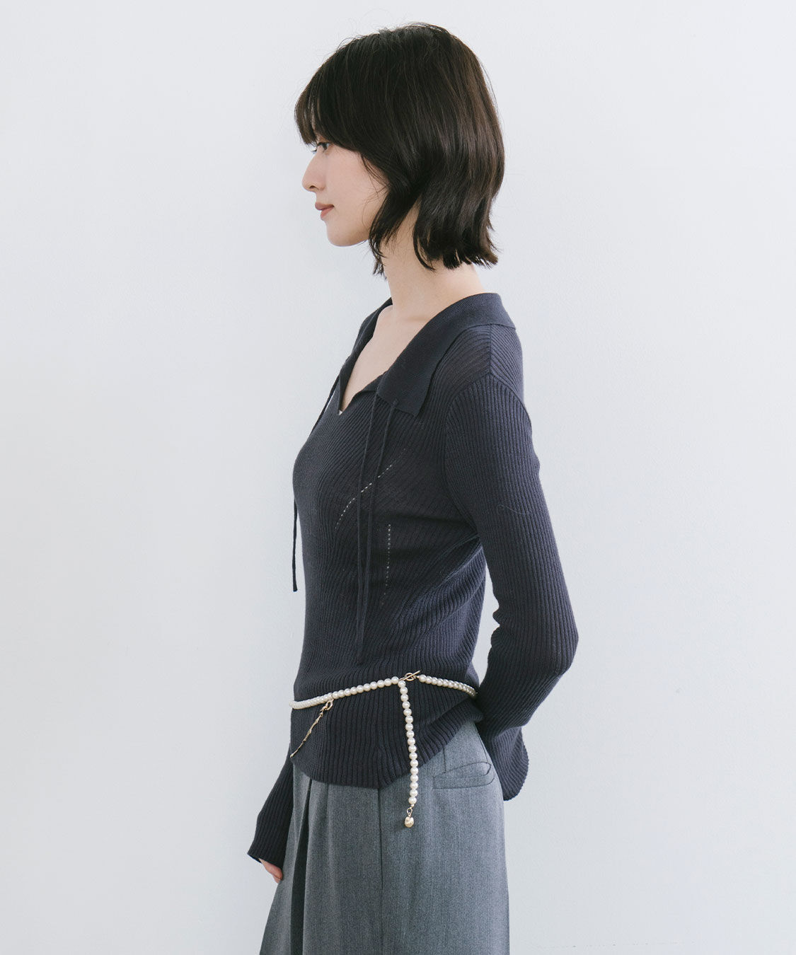 COCO DEAL「スイビスキッパーリブニット」|ニット・セーター|