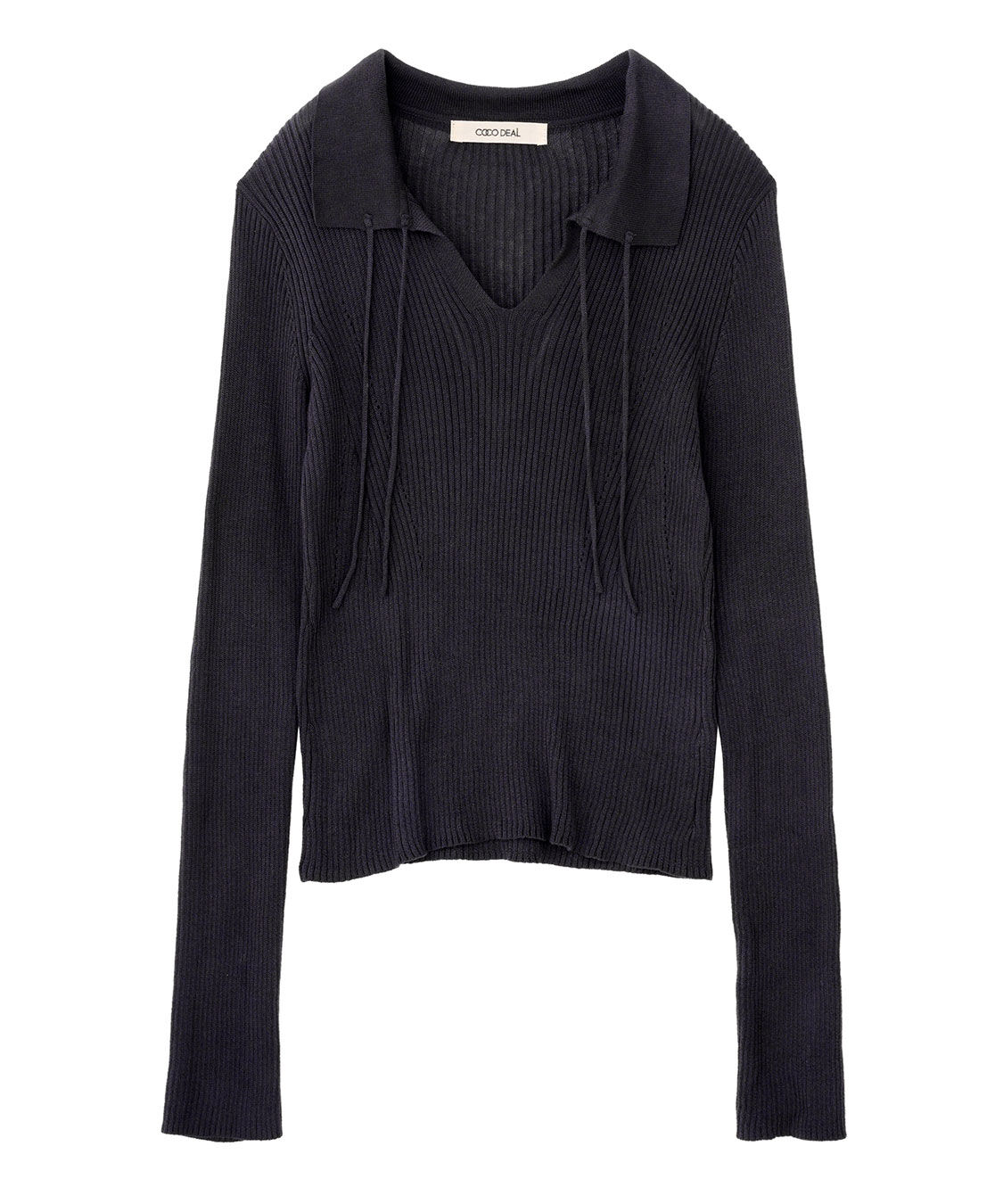 COCO DEAL「スイビスキッパーリブニット」|ニット・セーター|