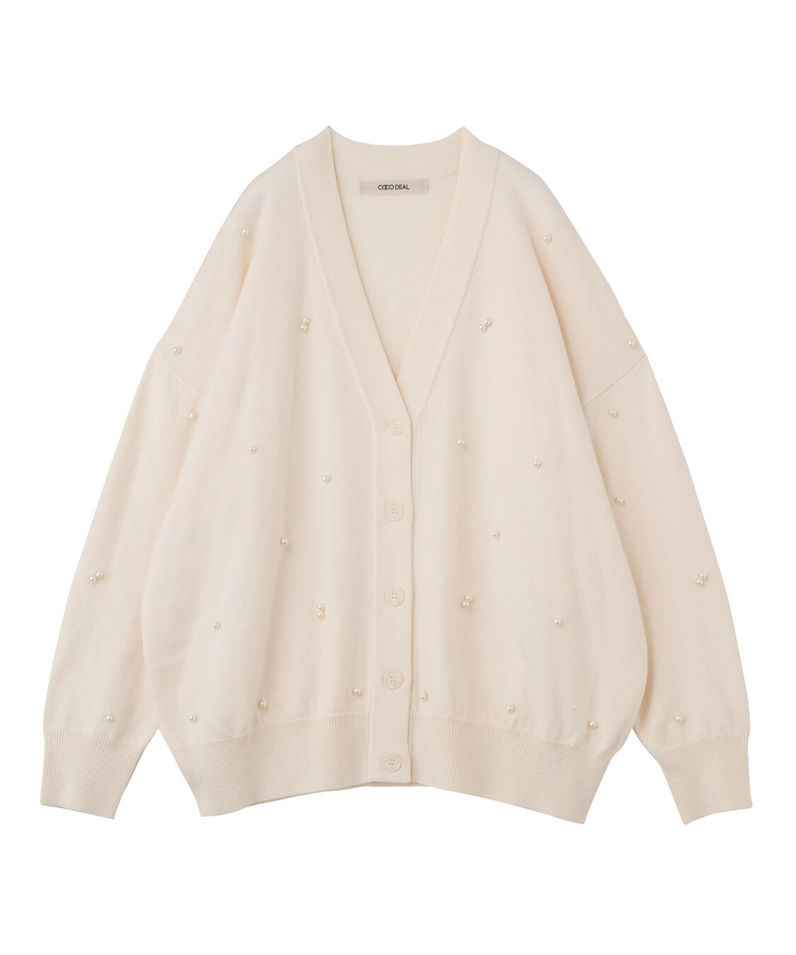 COCO DEAL「パールニットカーディガン」|ニット・セーター|