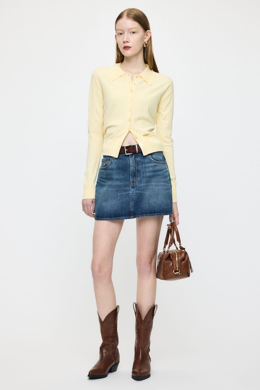 MOUSSY「HIGH GAUGE KNIT シャツ」|シャツ・ブラウス|