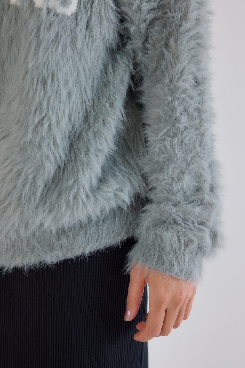 RODEO CROWNS「シャギーロゴニットトップス」|ニット・セーター|