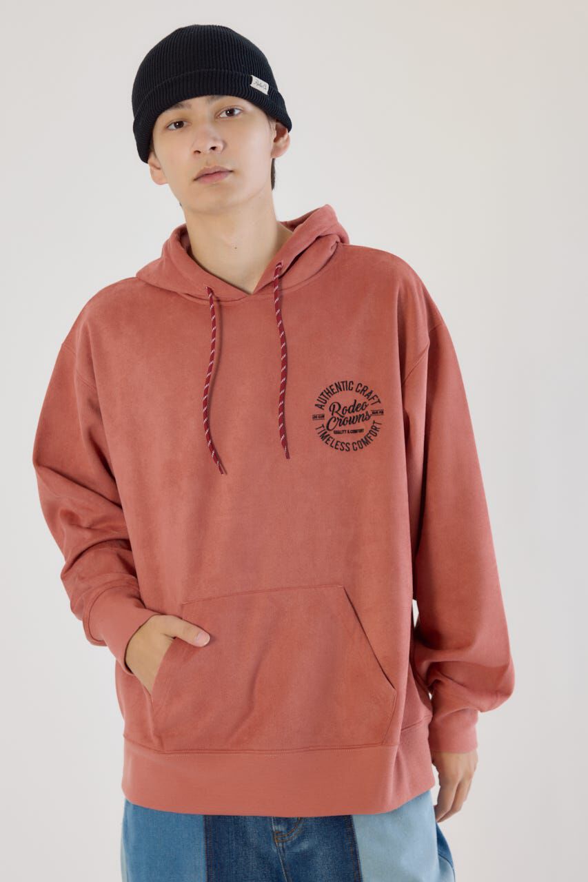 RODEO CROWNS「ブラッシュドバックボアフーディー」|パーカー|