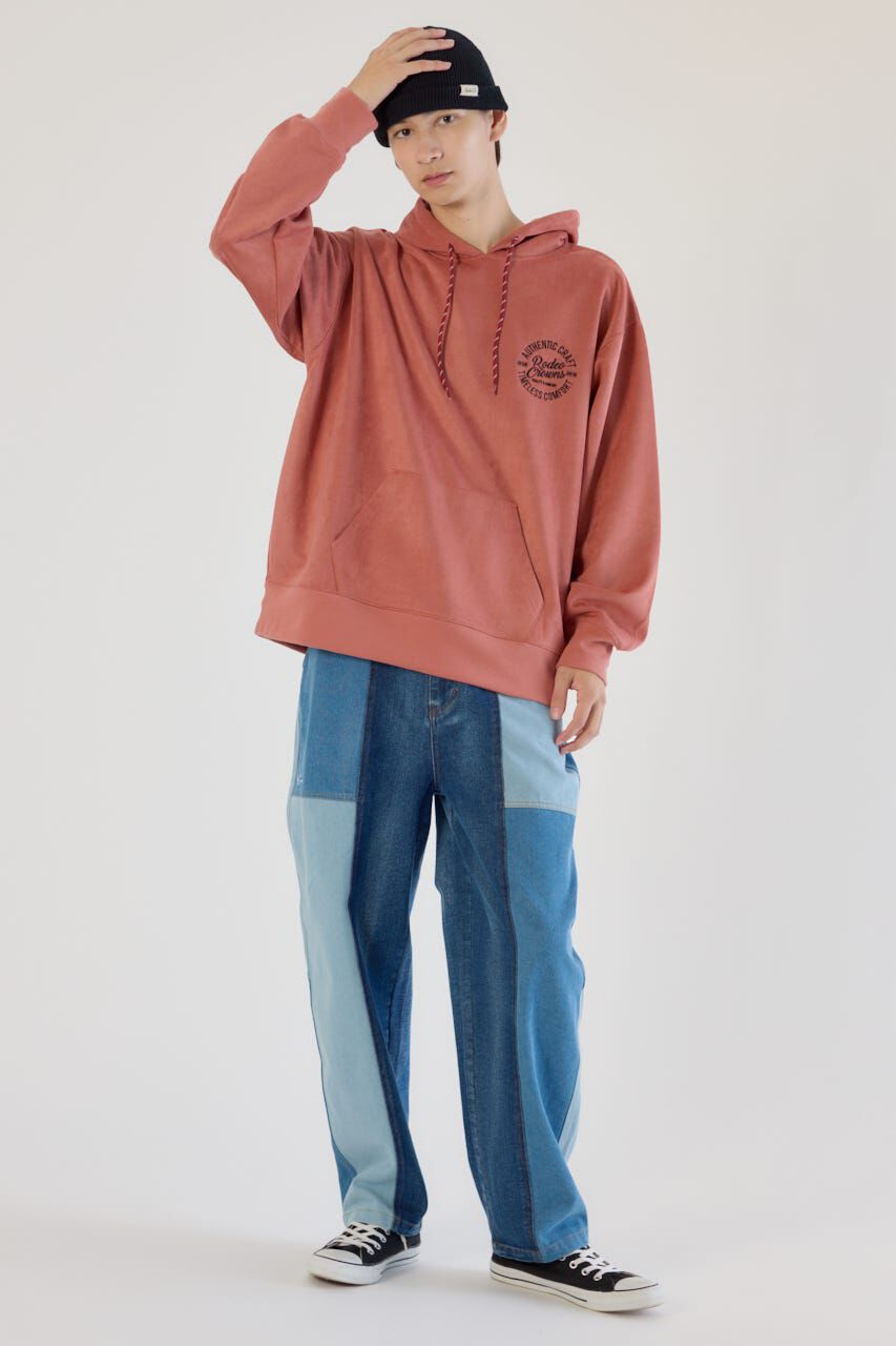 RODEO CROWNS「ブラッシュドバックボアフーディー」|パーカー|