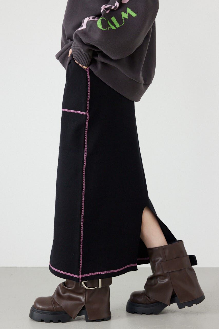 RODEO CROWNS「スウェットライクサイドステッチニットスカート」|スカート|