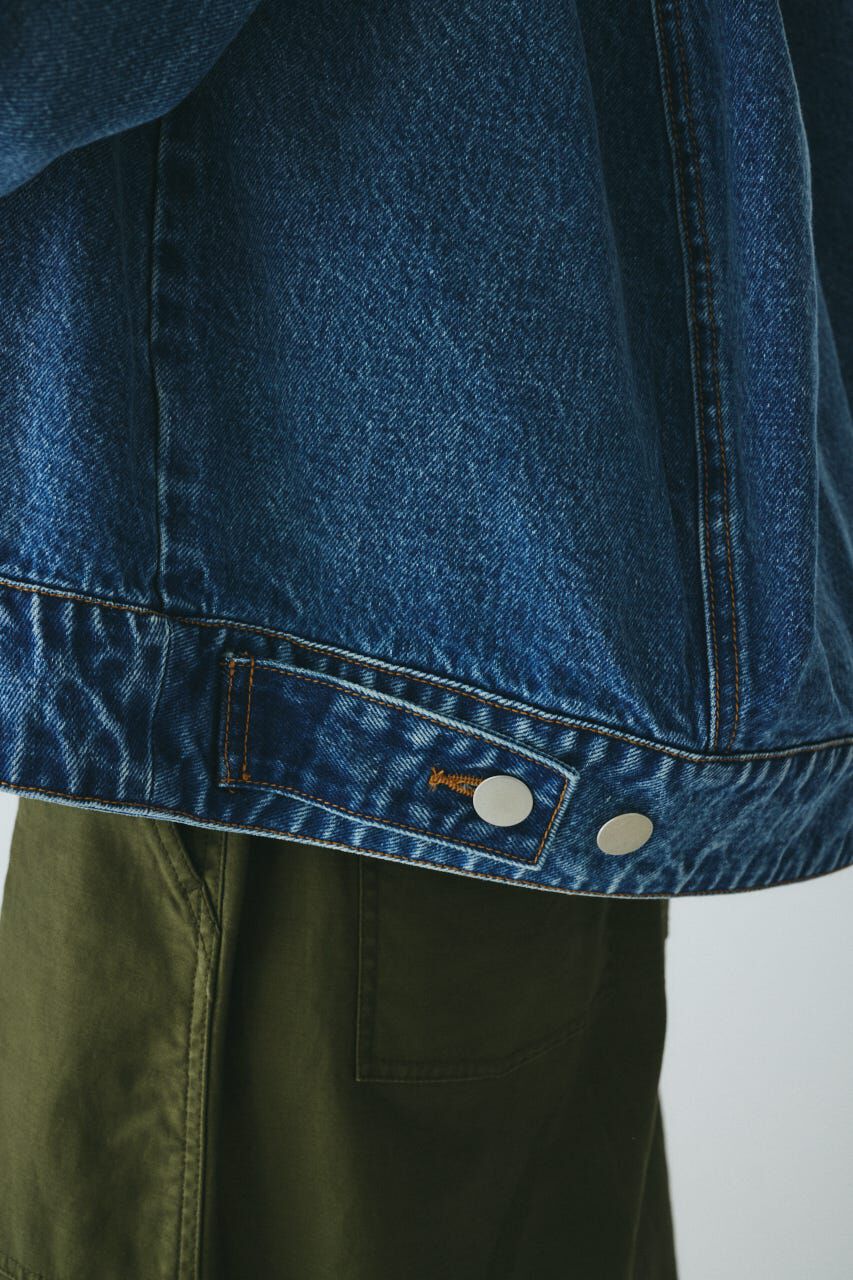 HeRIN.CYE「［予約］Round form denim jacket」|デニムジャケット|