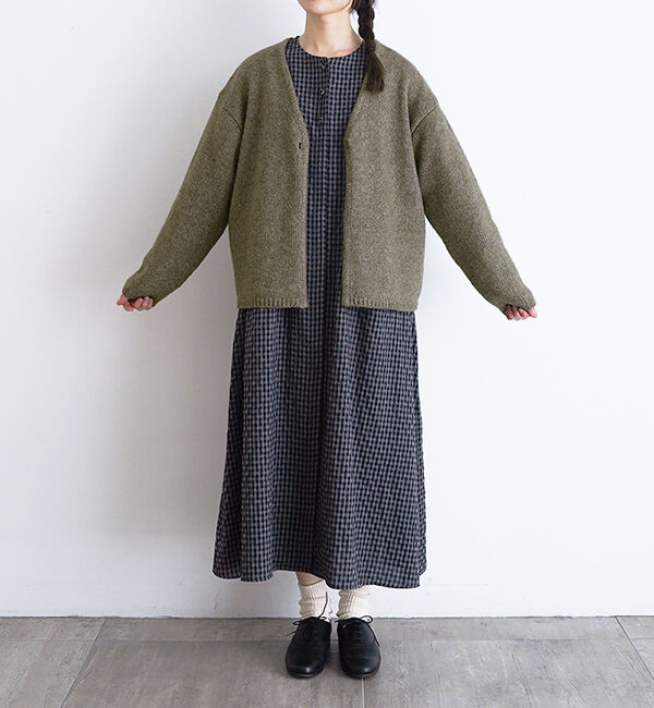 オオカミとフクロウ「オオカミと真夜中のティータイム&ldquo;つつみ&rdquo;」|カーディガン|