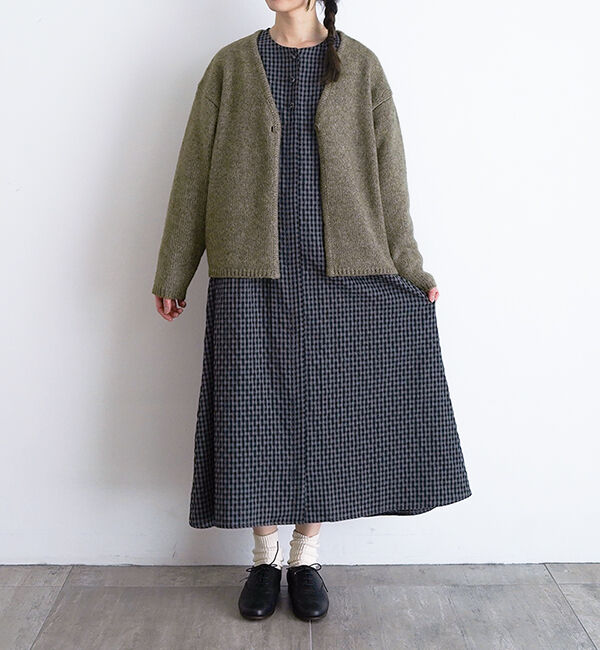 オオカミとフクロウ「オオカミと真夜中のティータイム&ldquo;つつみ&rdquo;」|カーディガン|